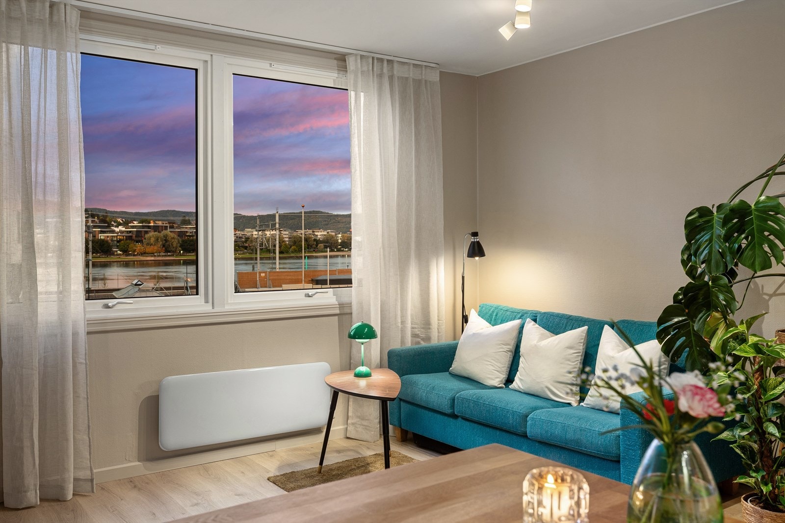 Nydelig utsikt mot Drammenselva. Galleribilde