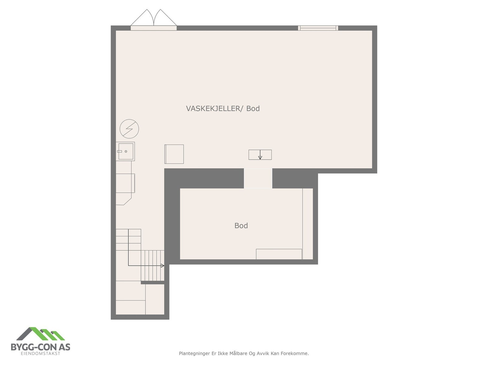 Planløsning kjeller Galleribilde