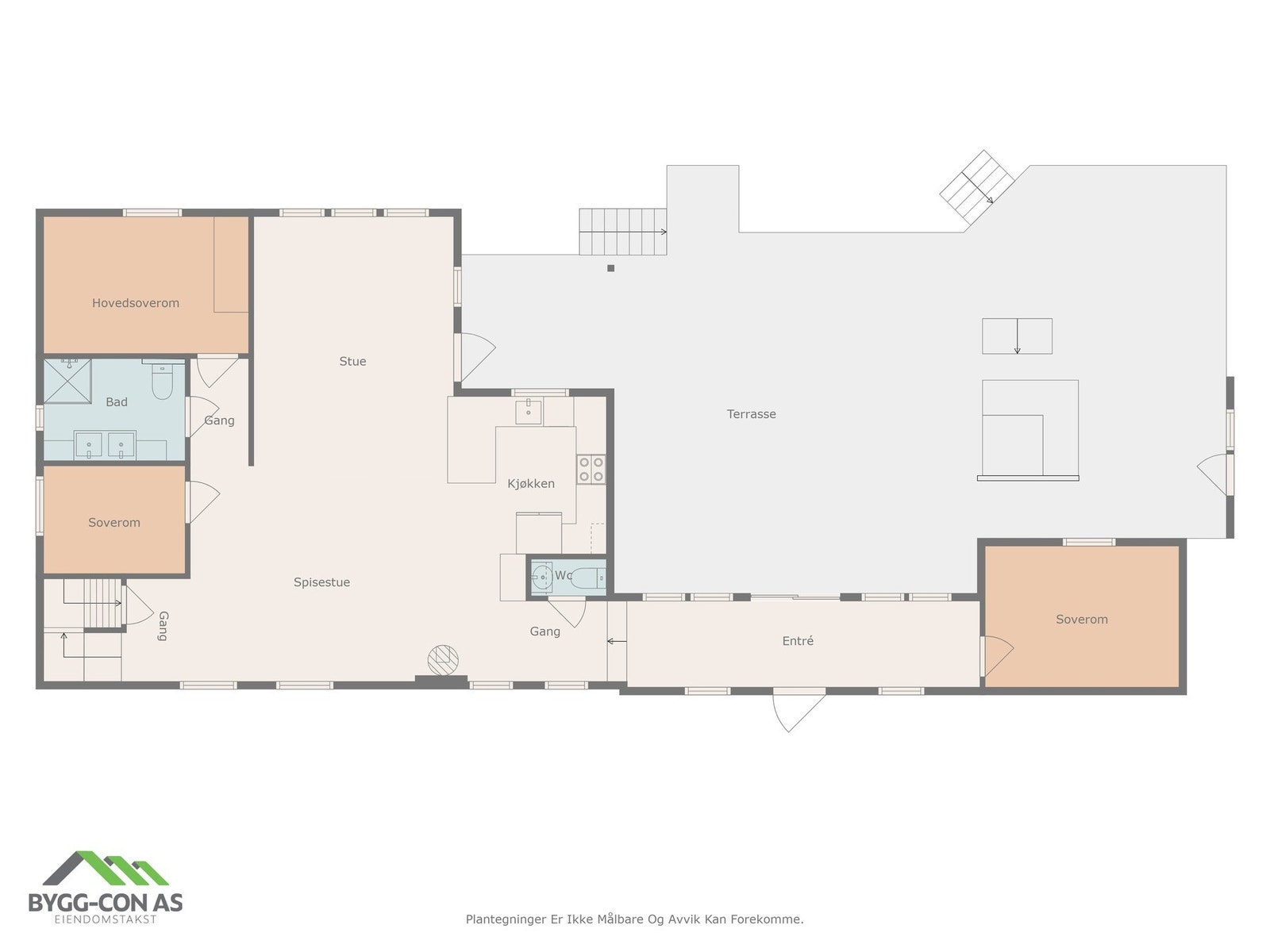 Planløsning hovedplan Galleribilde