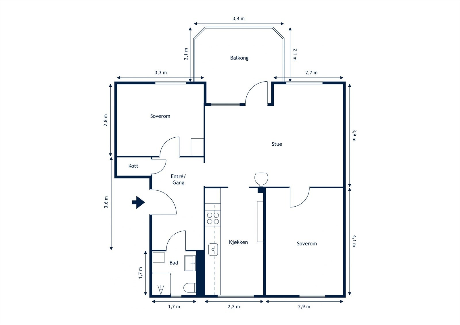 Plantegning Galleribilde