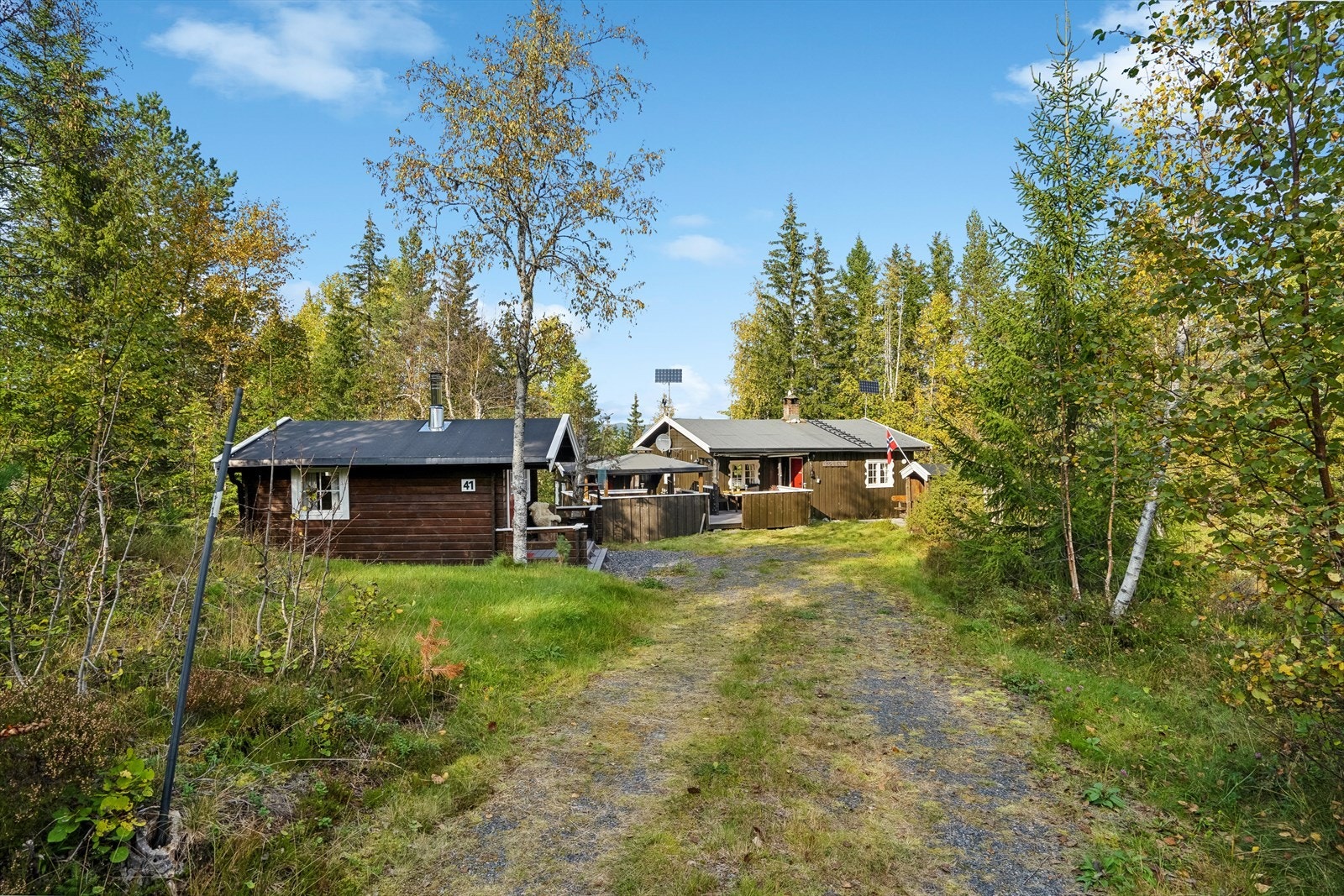 Her kan du kjøre helt til døra. Galleribilde