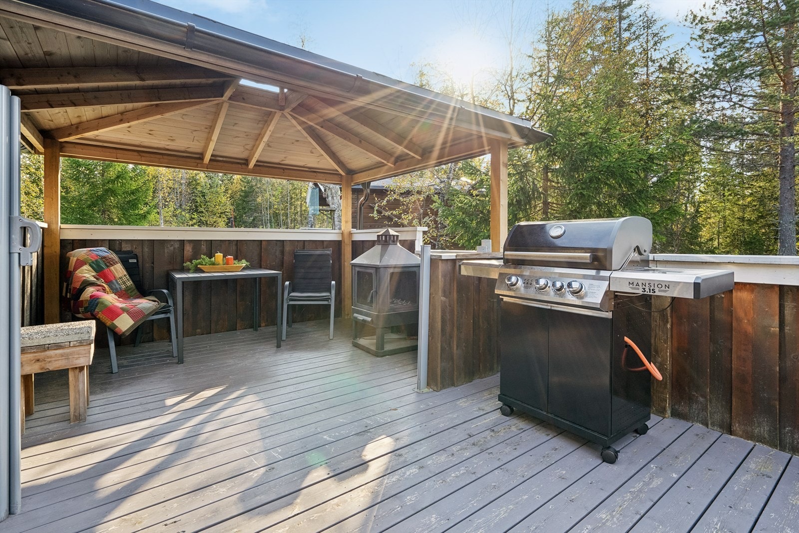 Her er det rom for hyggelige utekvelder og sosiale lag. Galleribilde