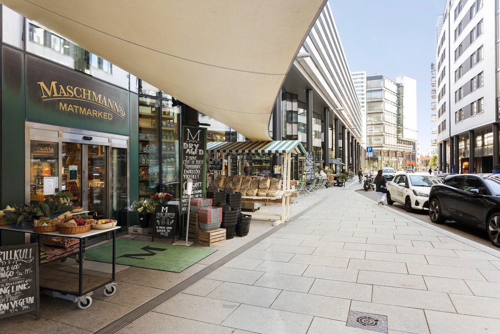 Karenslyst Allé med blant annet populære Maschmanns Galleribilde