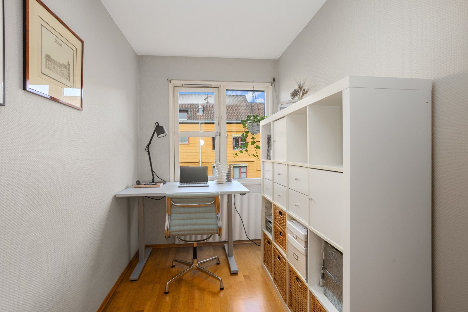 Soverom 3 er av noe mindre størrelse, men egner seg godt til barnerom eller kontor. Galleribilde