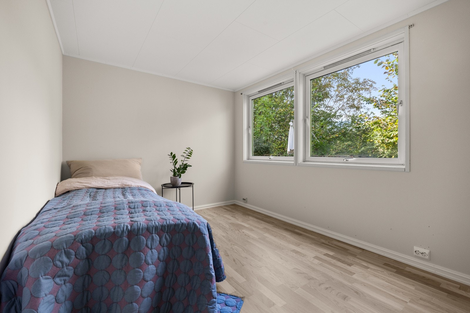 Soverommet i sokkeletasjen er også total renovert. Galleribilde