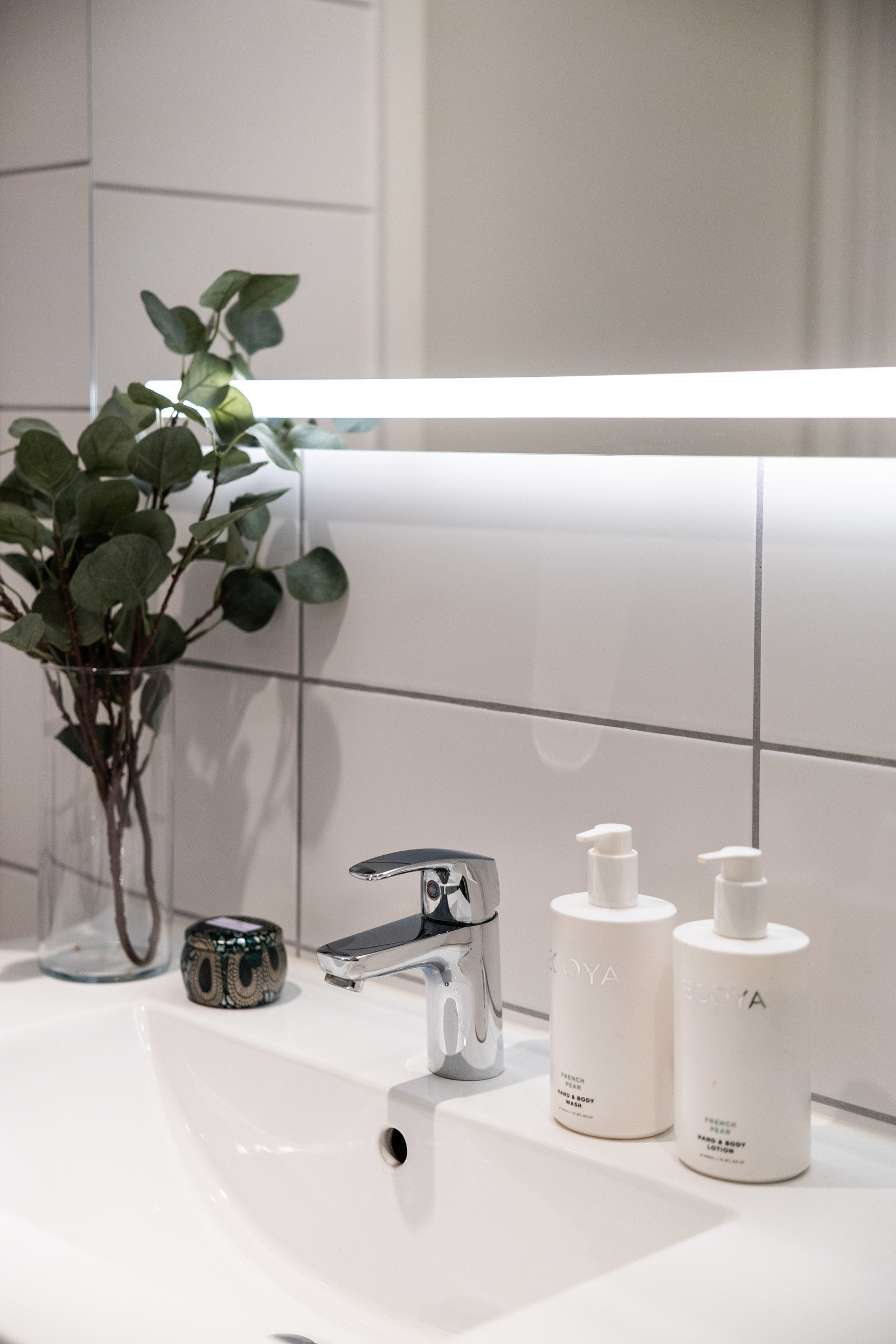 Det er varme i gulvet og opplegg for vaskemaskin Galleribilde