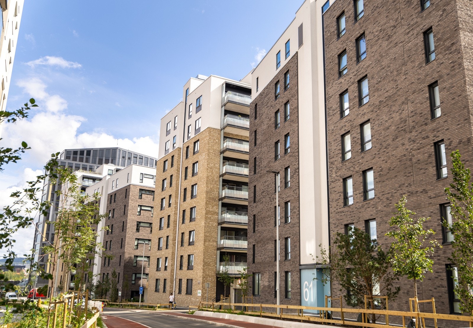 Sameiet består av 323 seksjoner fordelt på flere bygg Galleribilde