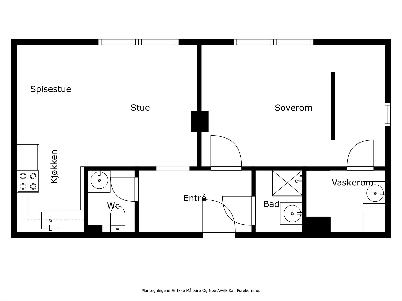 Plantegning - 1.etasje Galleribilde