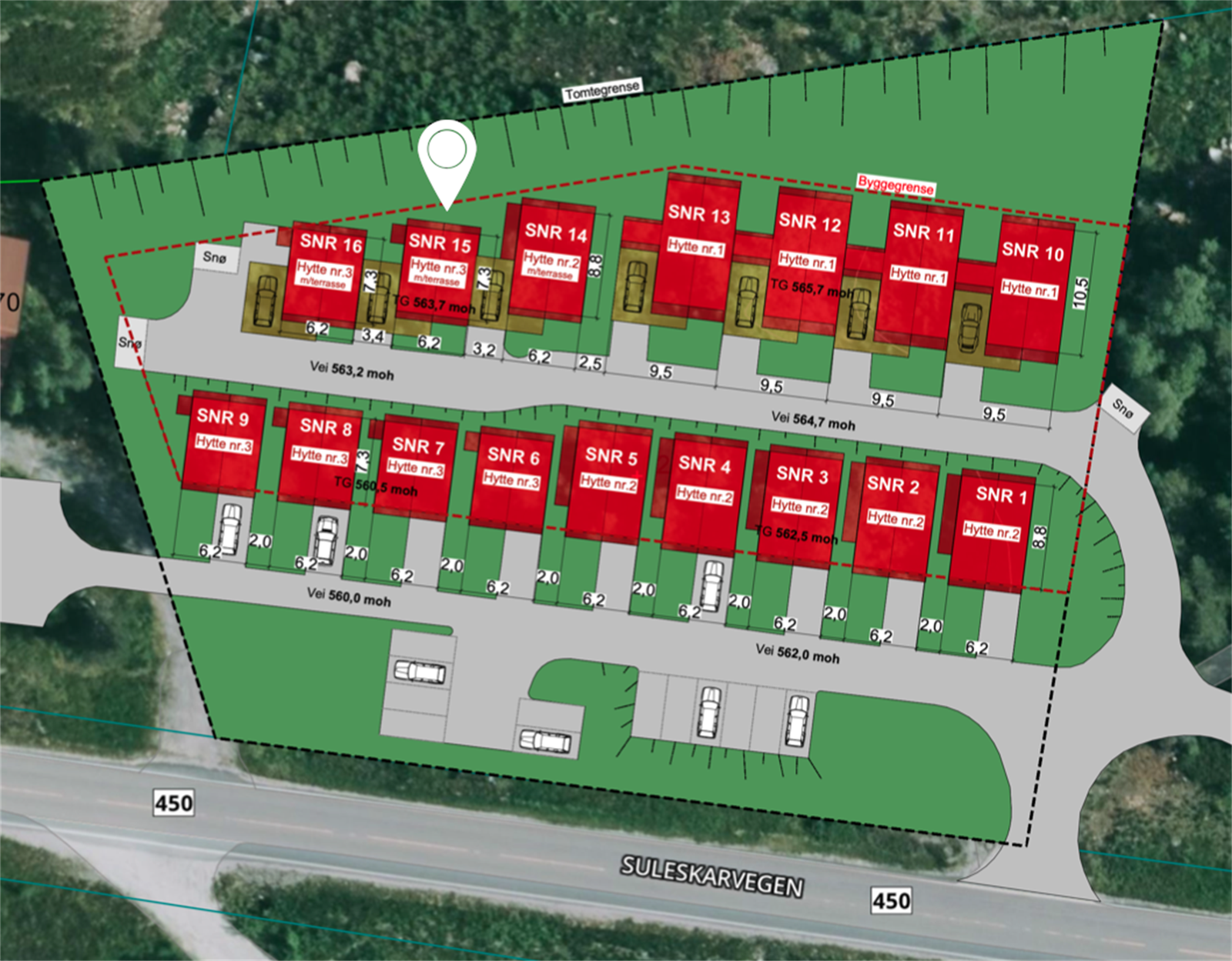 hyttenr. og seksjonsnummer Galleribilde