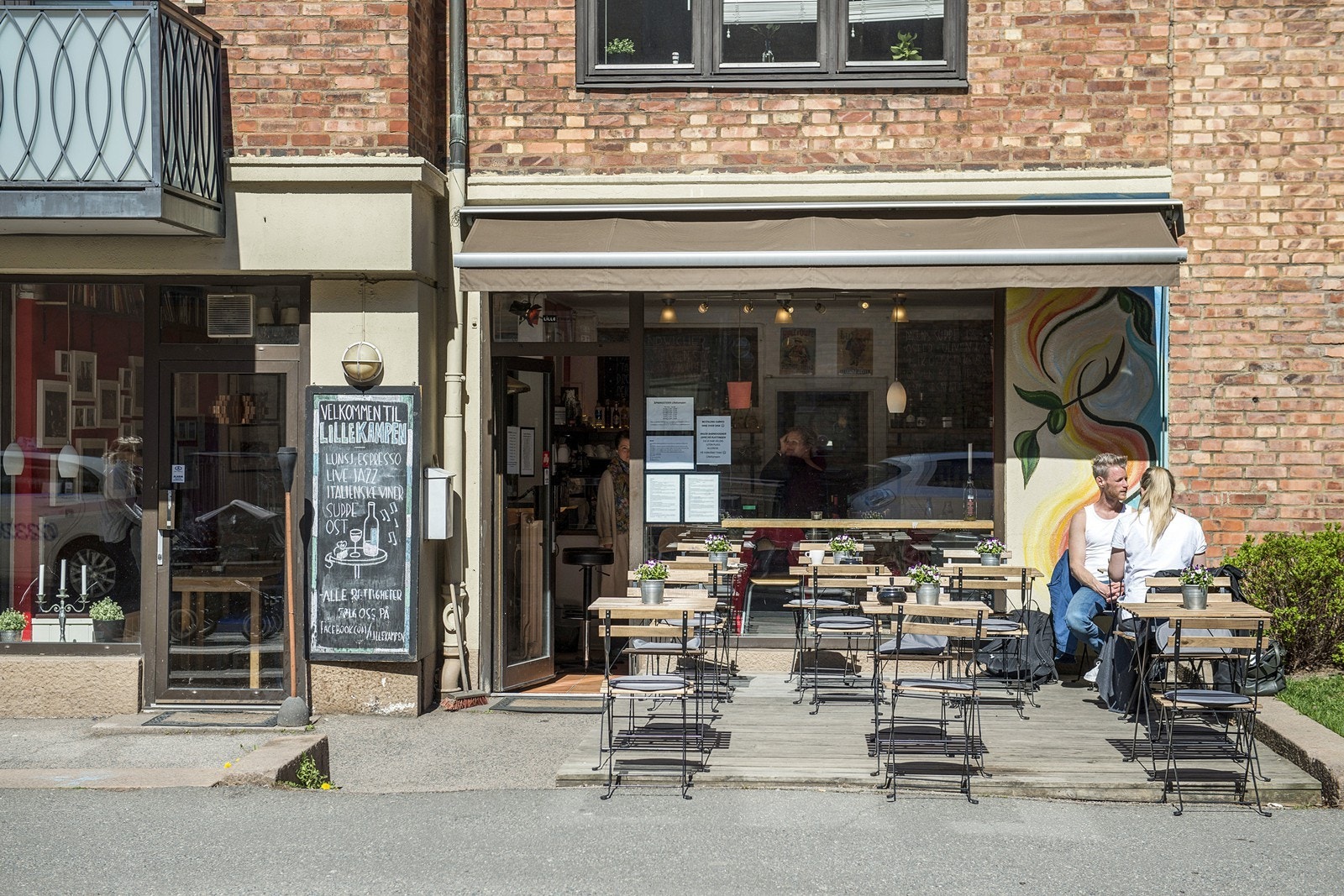 Kampen cafe. Galleribilde