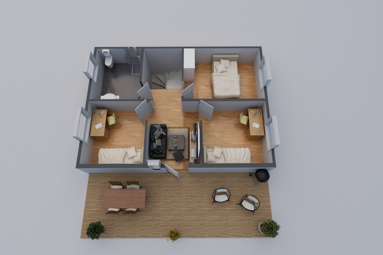 Plantegning - 1. etasje Galleribilde