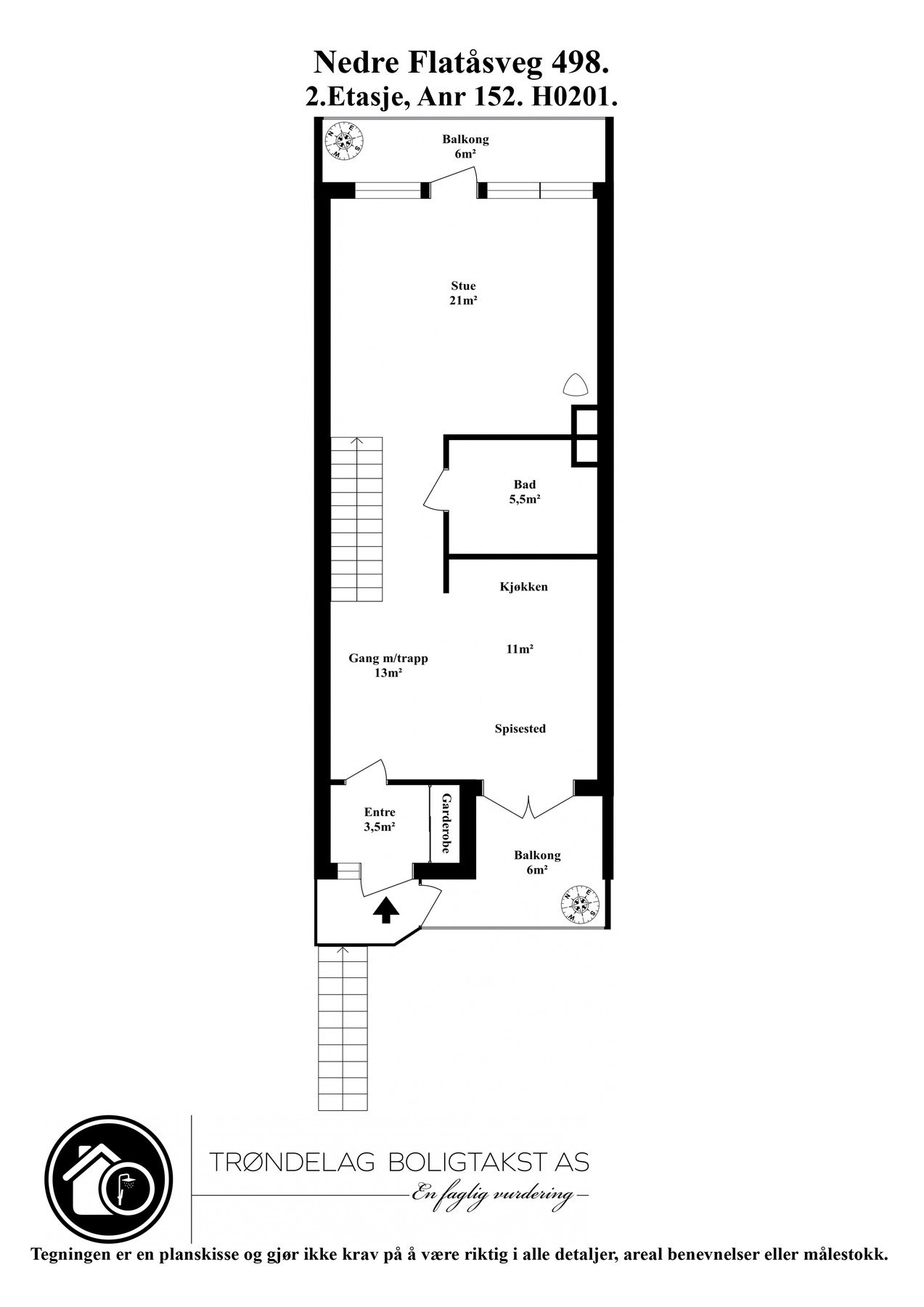 Planskisse 2. etasje. Galleribilde