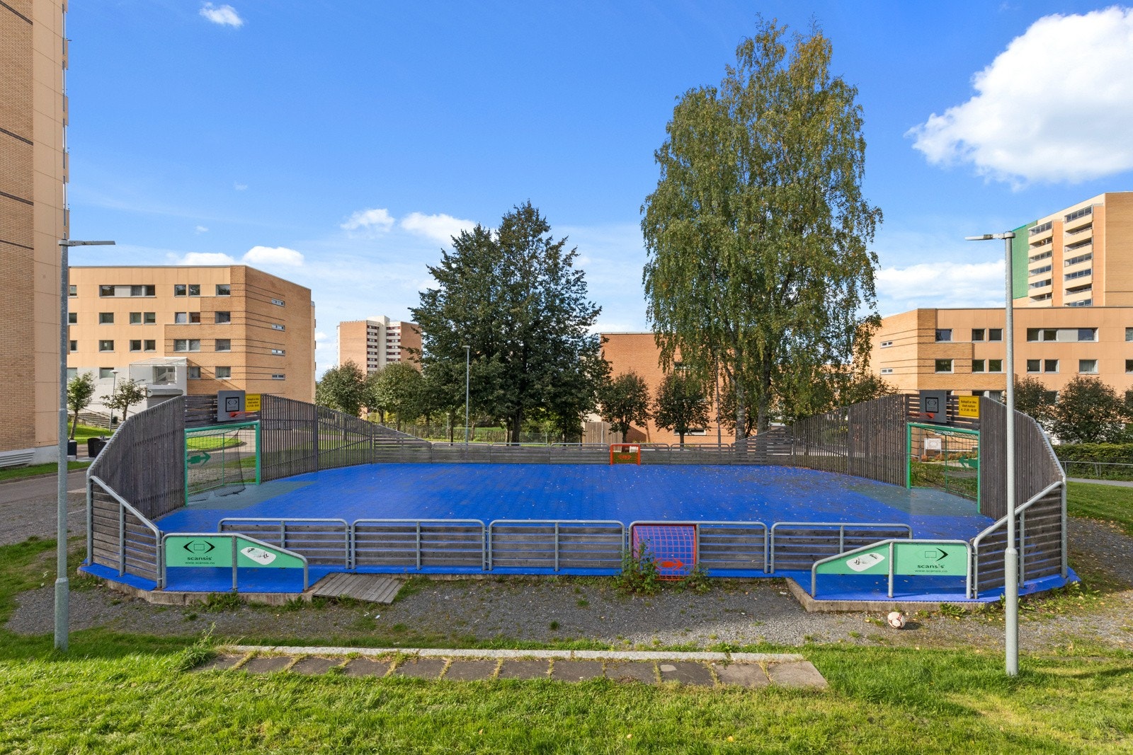 Fotballbinge. Galleribilde