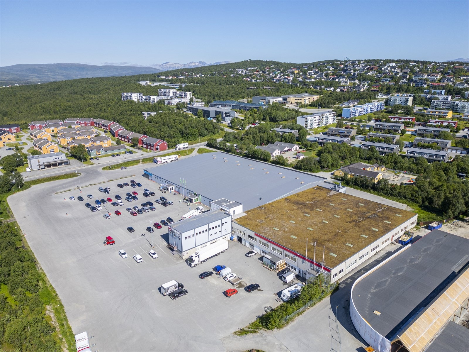 Stort og populært boområde rett bak eiendommen Galleribilde