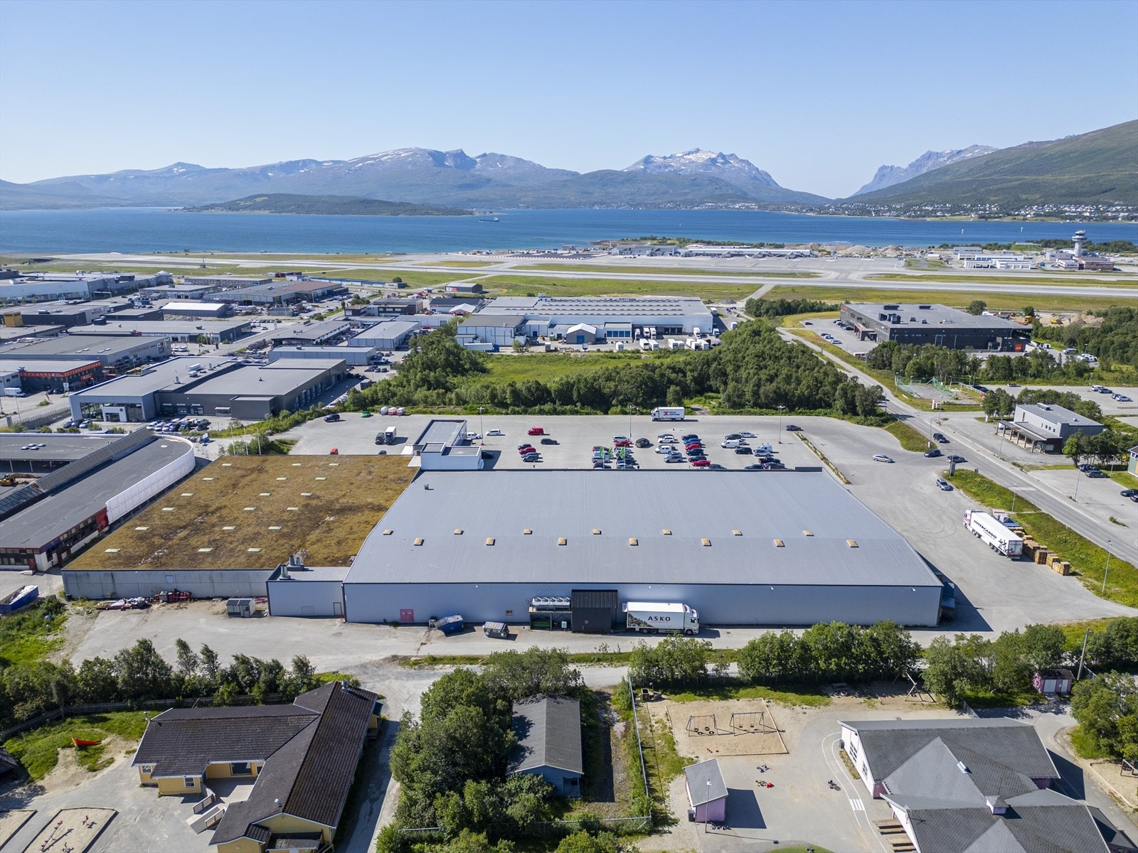 Nytt varemottak etableres til venstre på bildet, med lager i bakkant Galleribilde