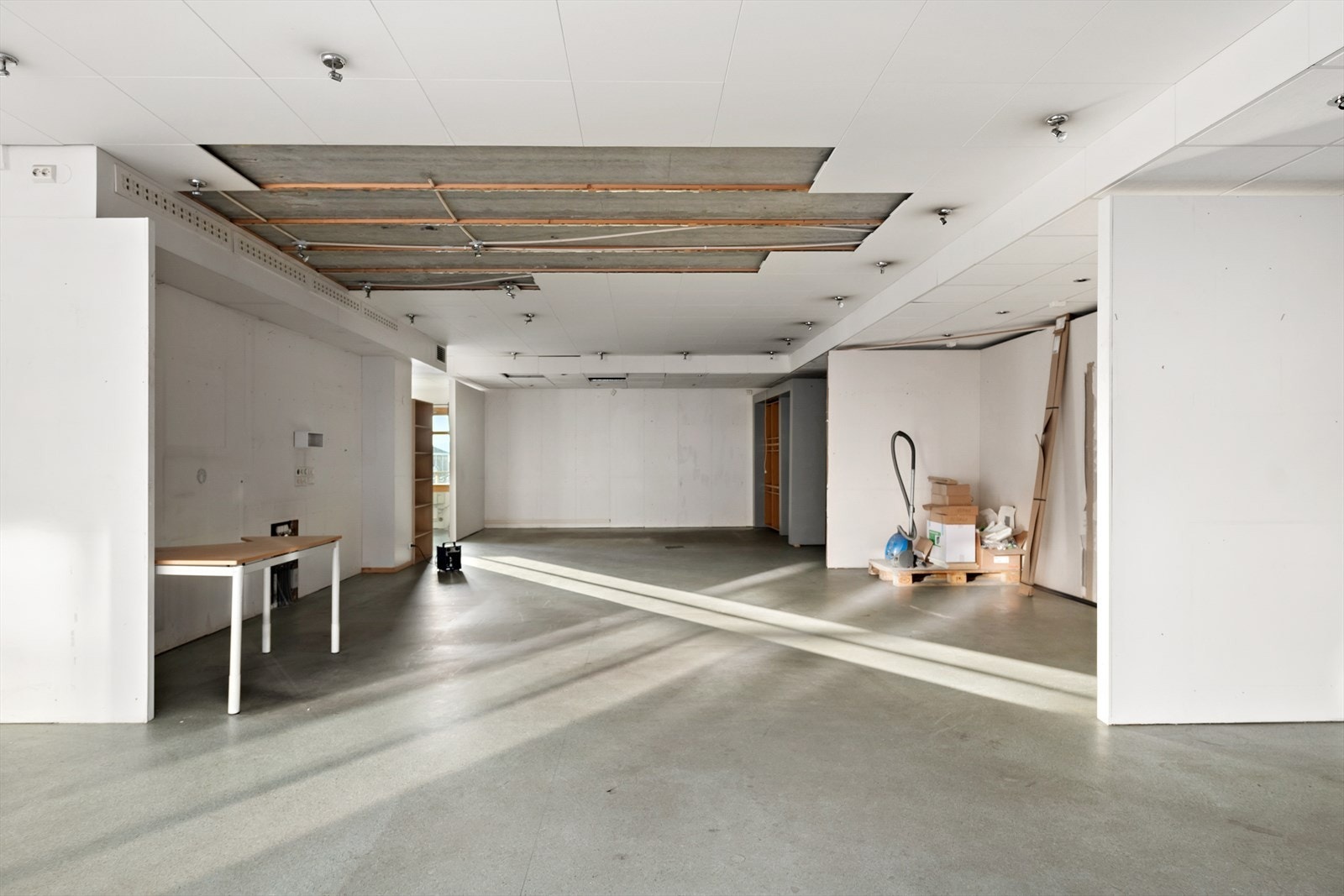 1.etasjen har lettvegger som enkelt kan fjernes Galleribilde