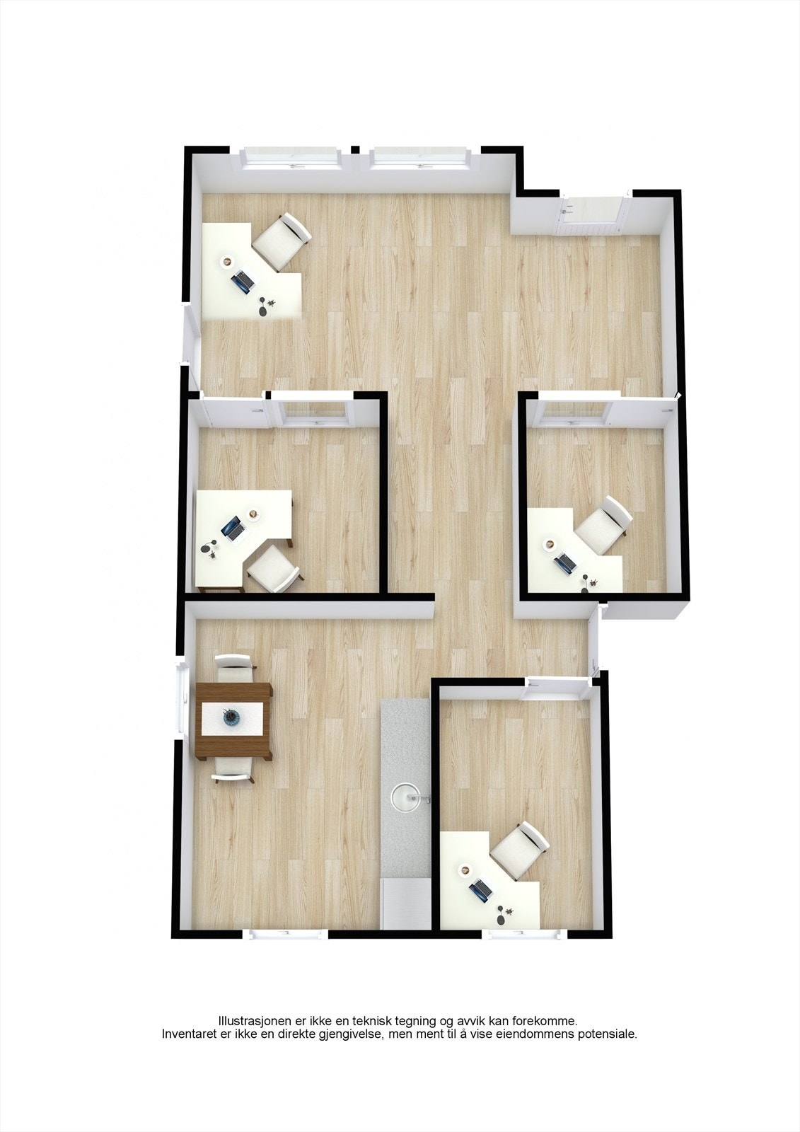 Plantegning Galleribilde