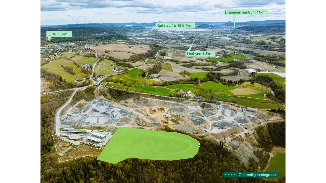 Totalt opp til ca. 20 mål - kan deles ned til ca. 3 mål Galleribilde