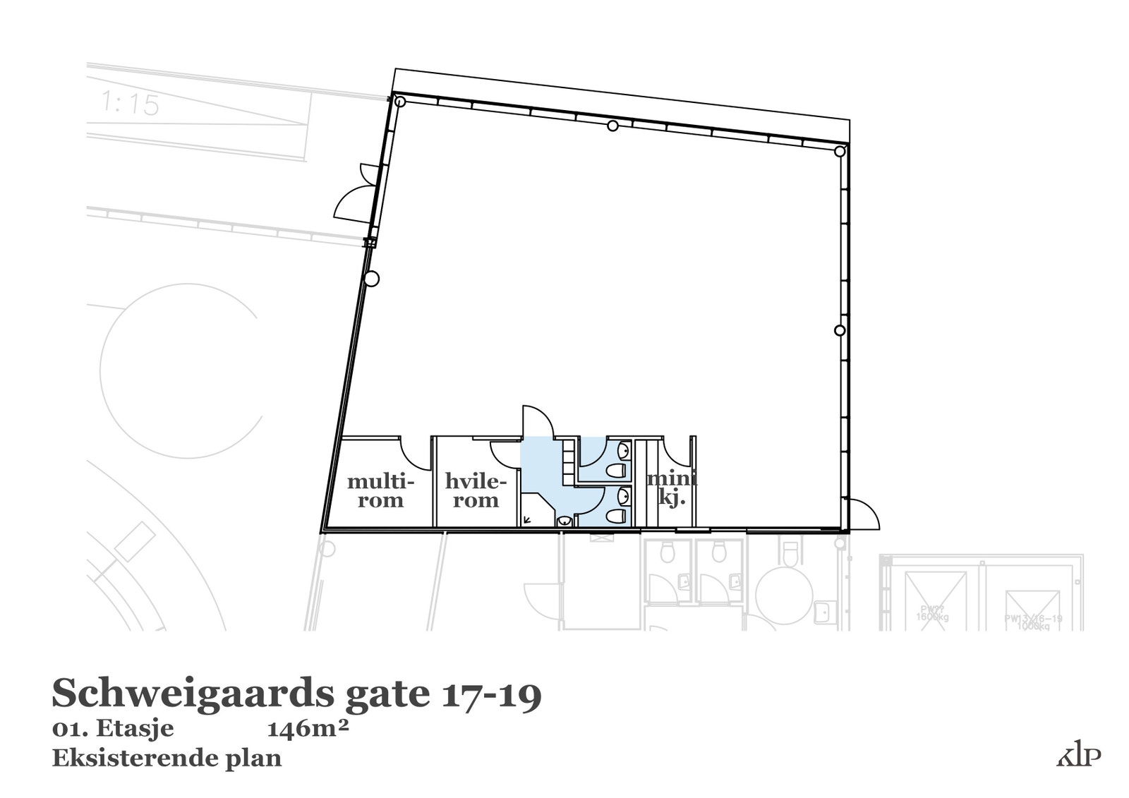 Planskisse Galleribilde