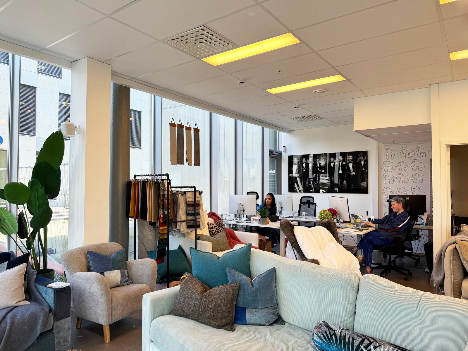 Fra lokalet i Schweigaardsgate ca 146 kvm Bta Galleribilde