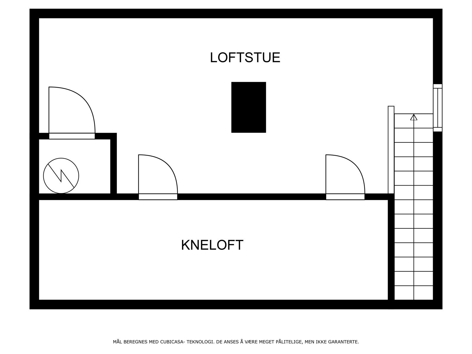 Plantegning Brekkebo loft Galleribilde