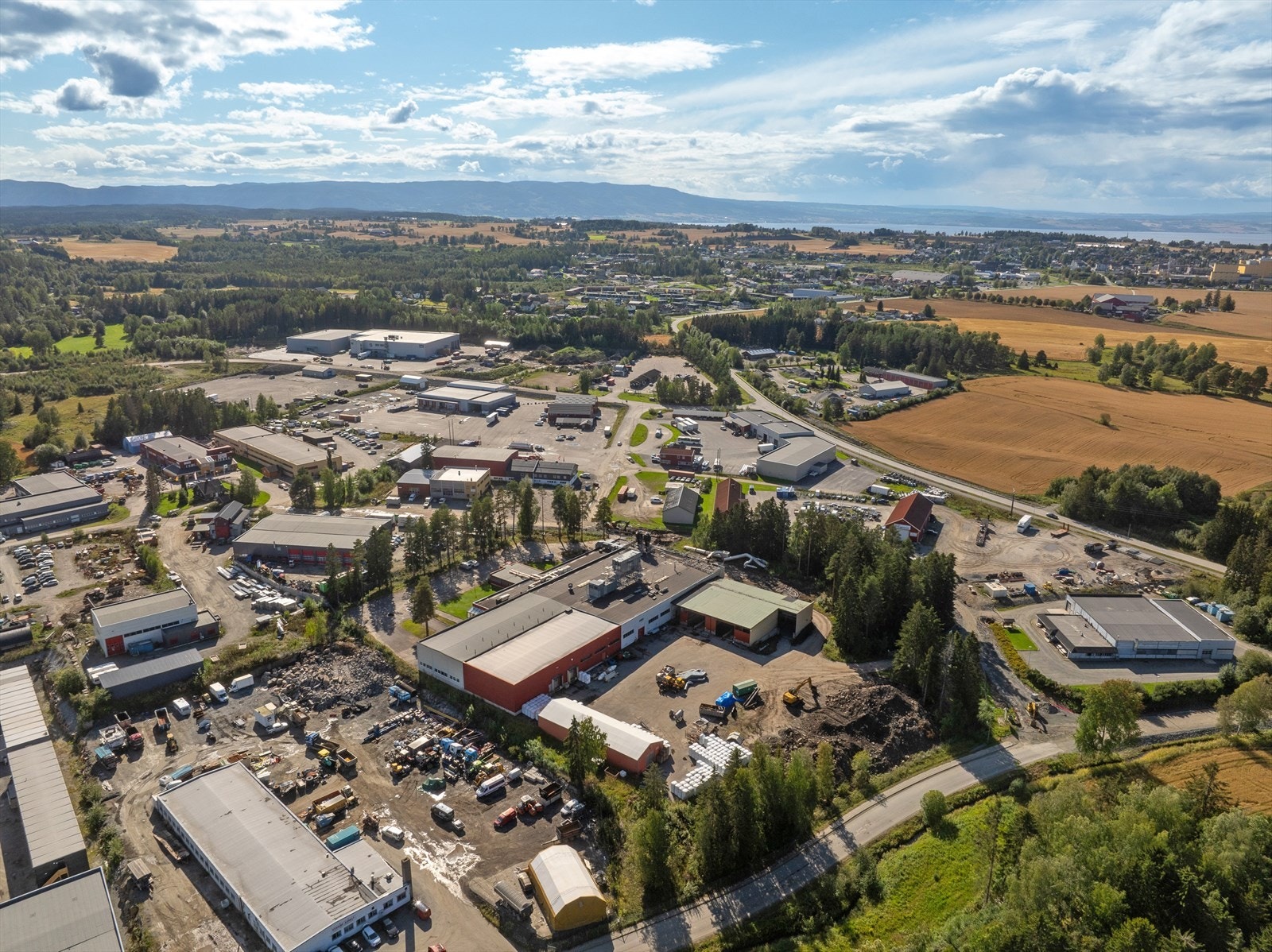 Tidligere Jiffy Products sitt produksjonsanlegg i Stange Næringspark Galleribilde