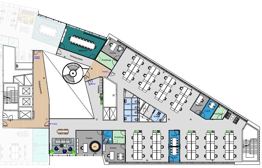 Mulig planløsning. Galleribilde