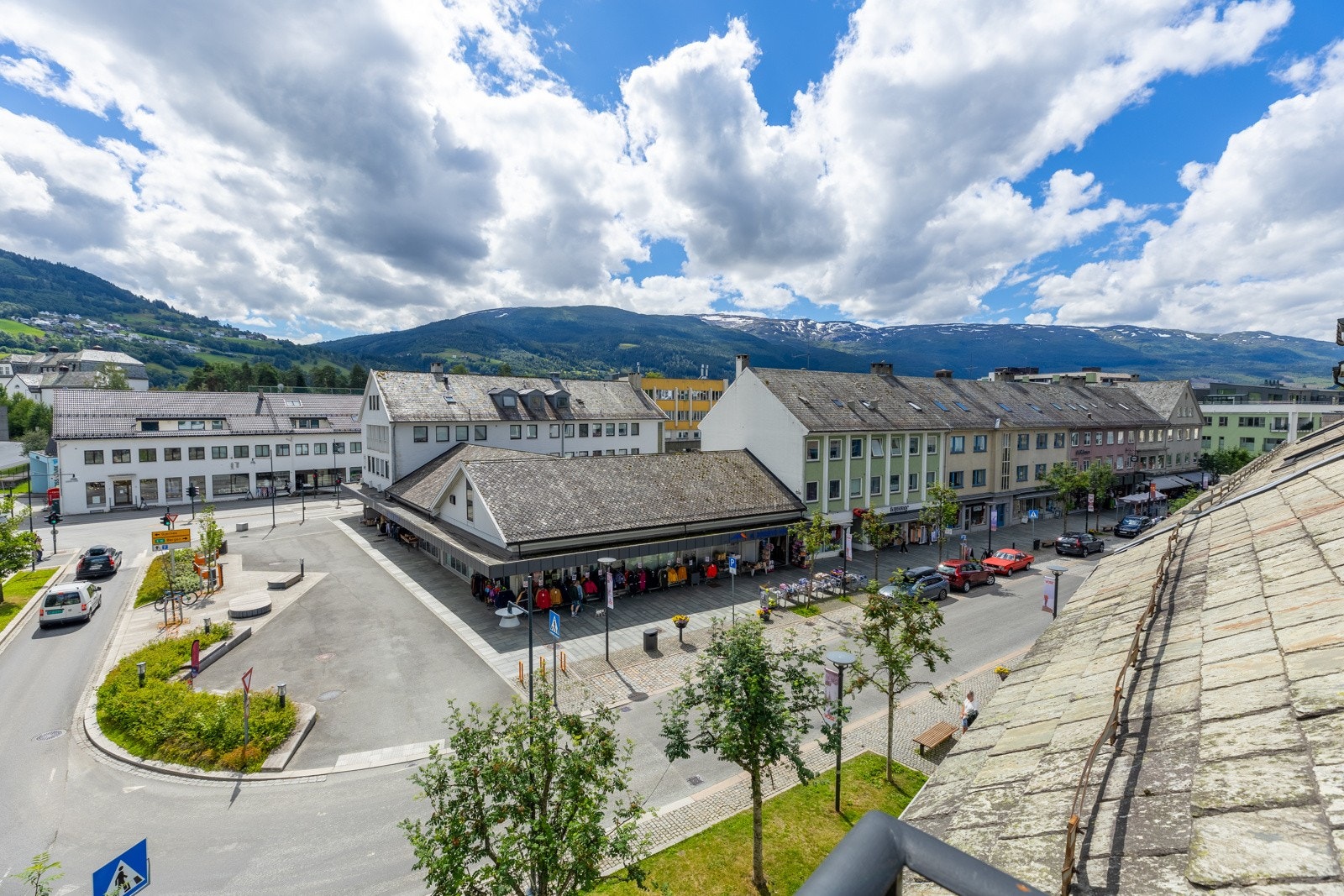 Loftsleilighet balkong utsikt Galleribilde