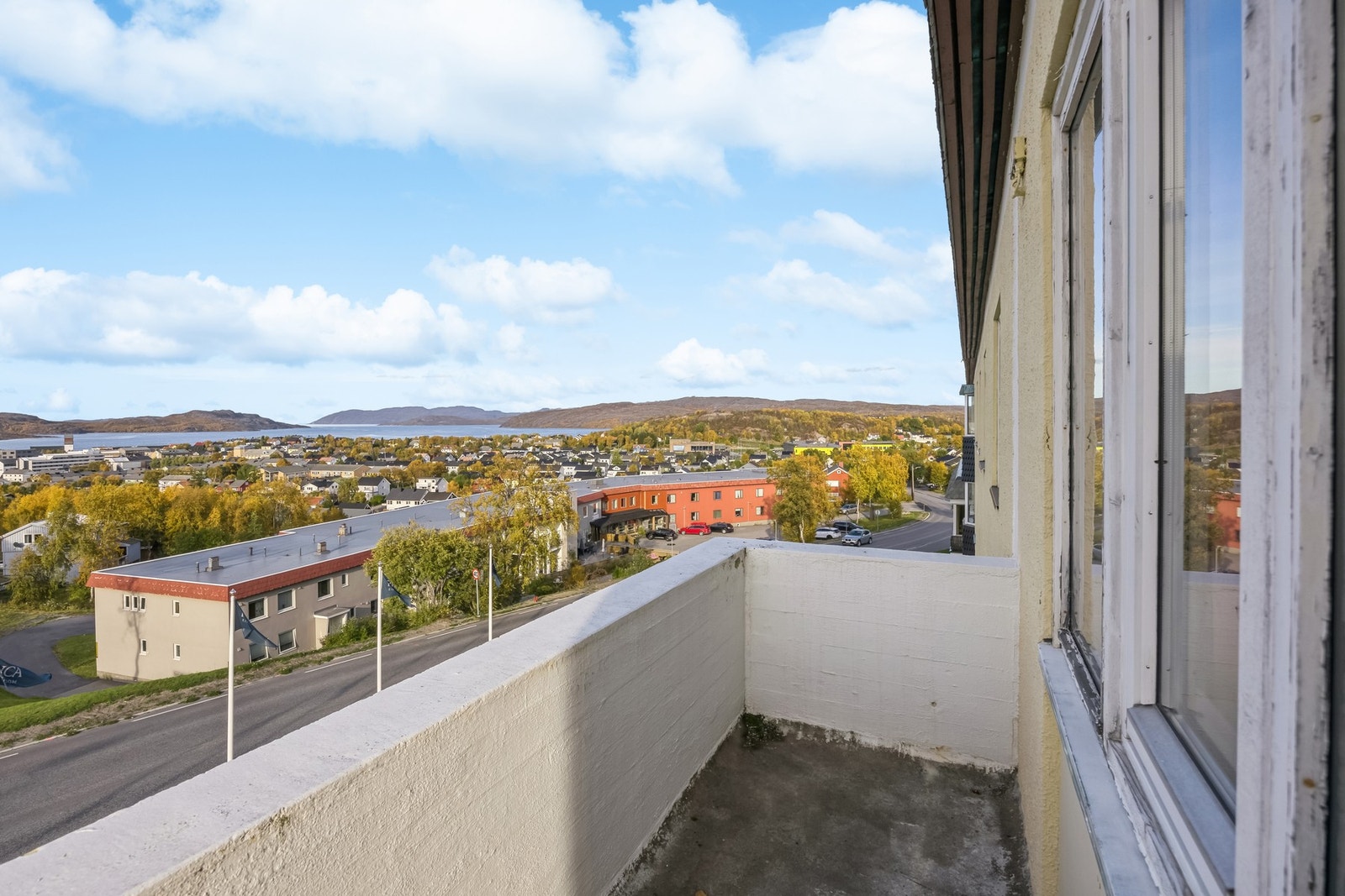 Utsikt og balkong Galleribilde