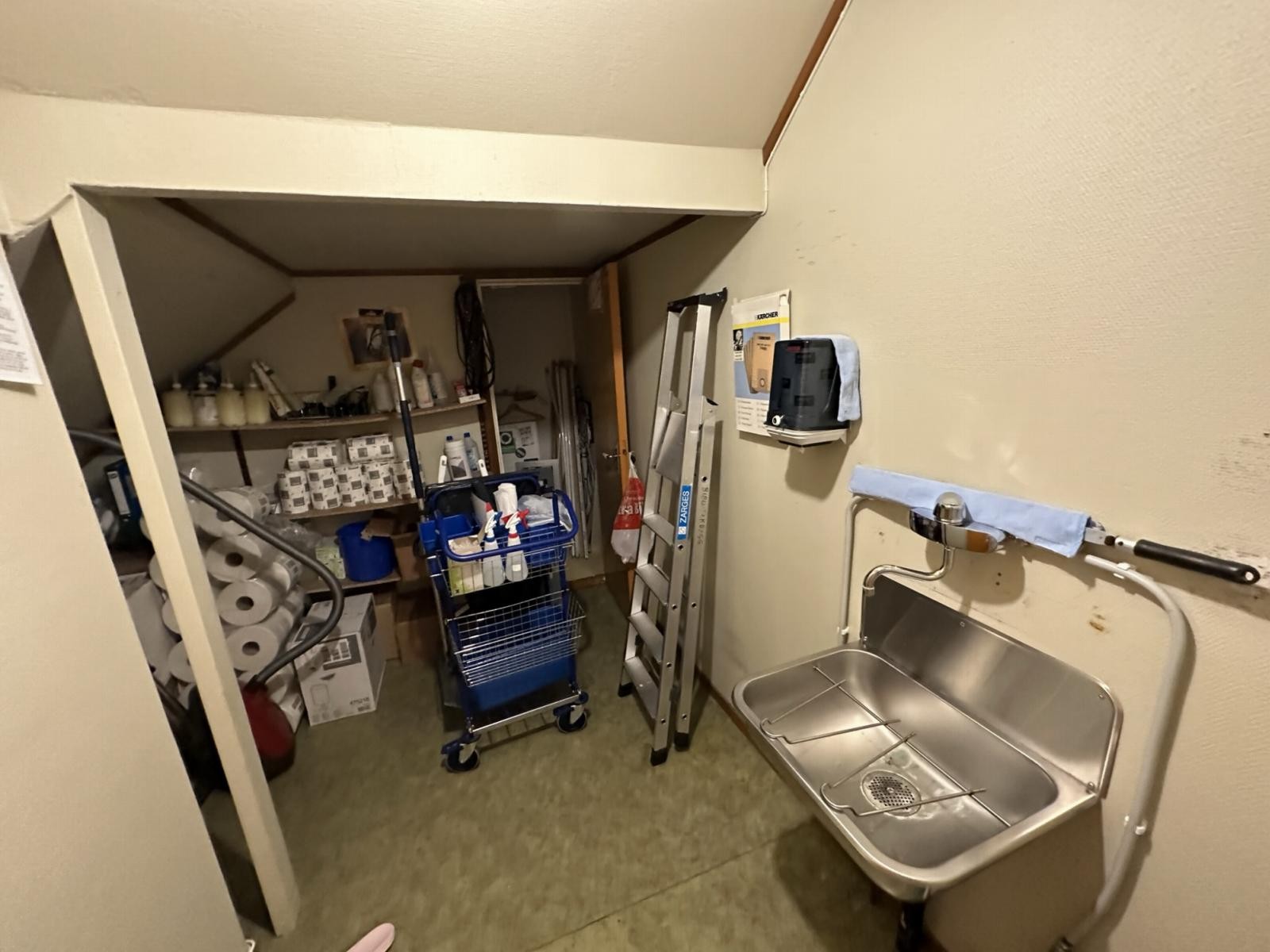 Vaskerom i 1. etasje. Galleribilde