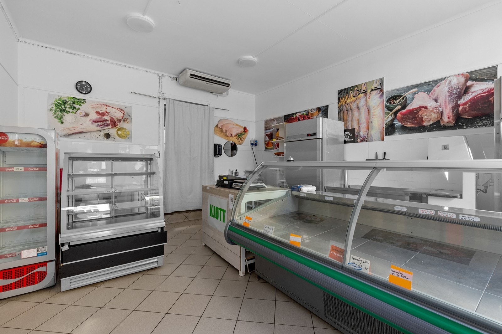 Forretning gateplan. Galleribilde