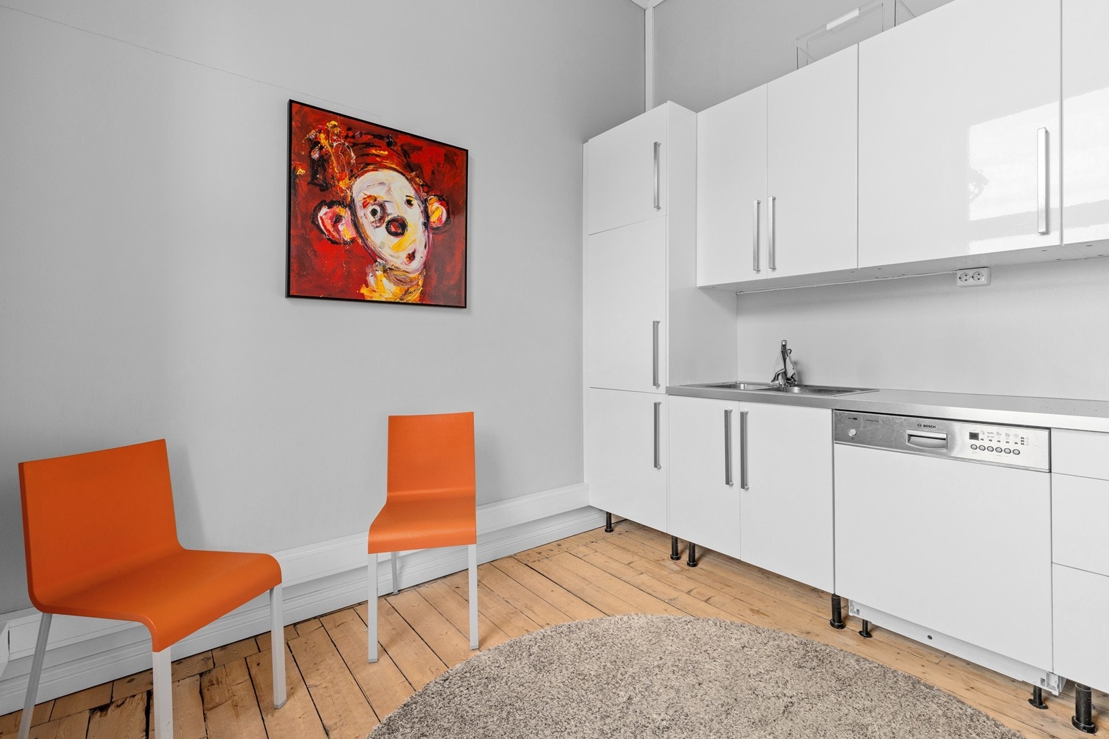 Kjøkken kontrolokaler. Galleribilde