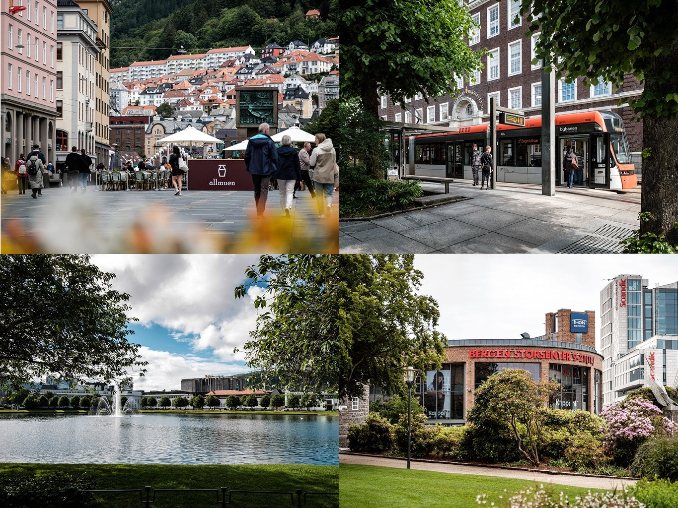 Det er en kort spasertur til steder som Lille Lungegårdsvannet eller Bergen storsenter. Galleribilde