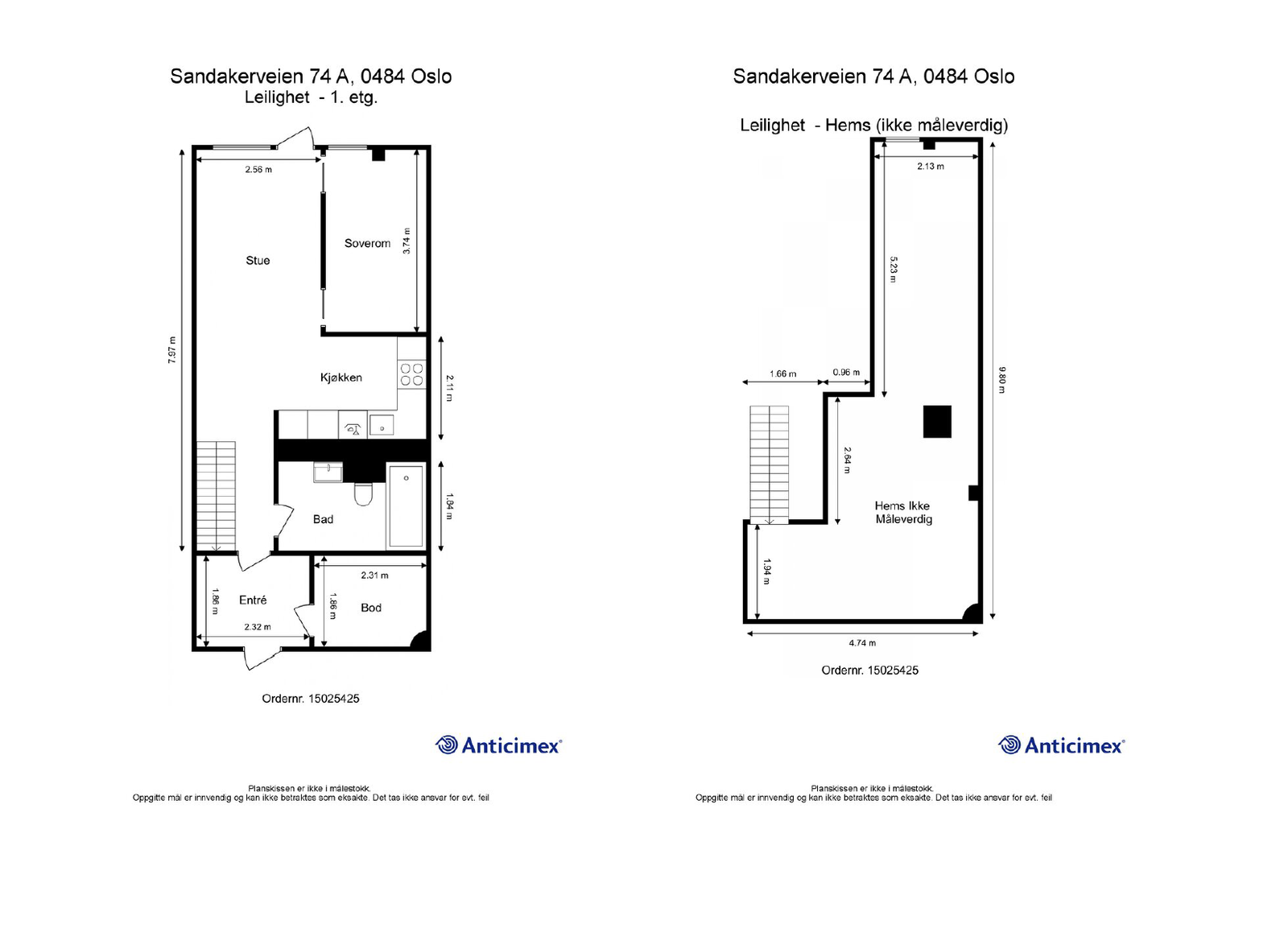 Planskisse Galleribilde