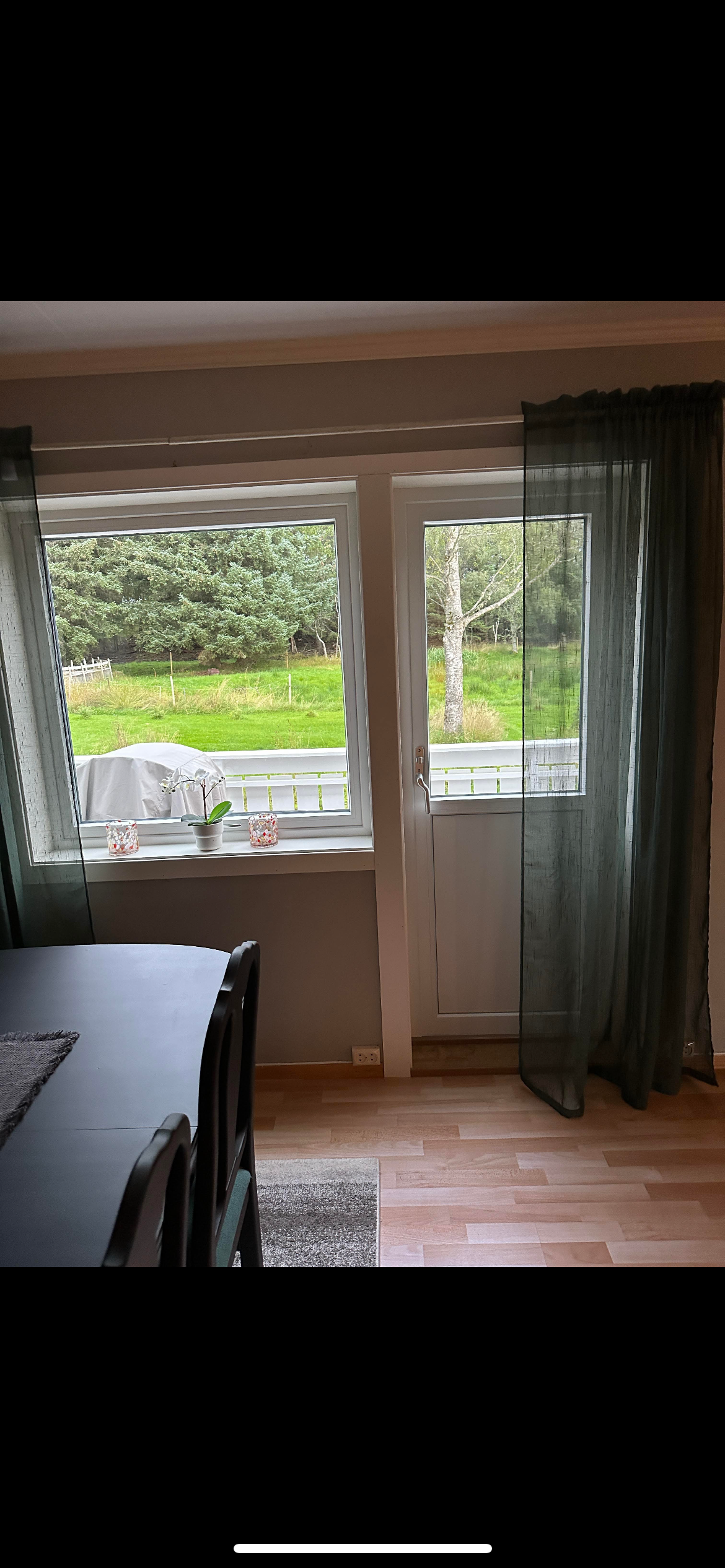 Utgang til stor veranda Galleribilde