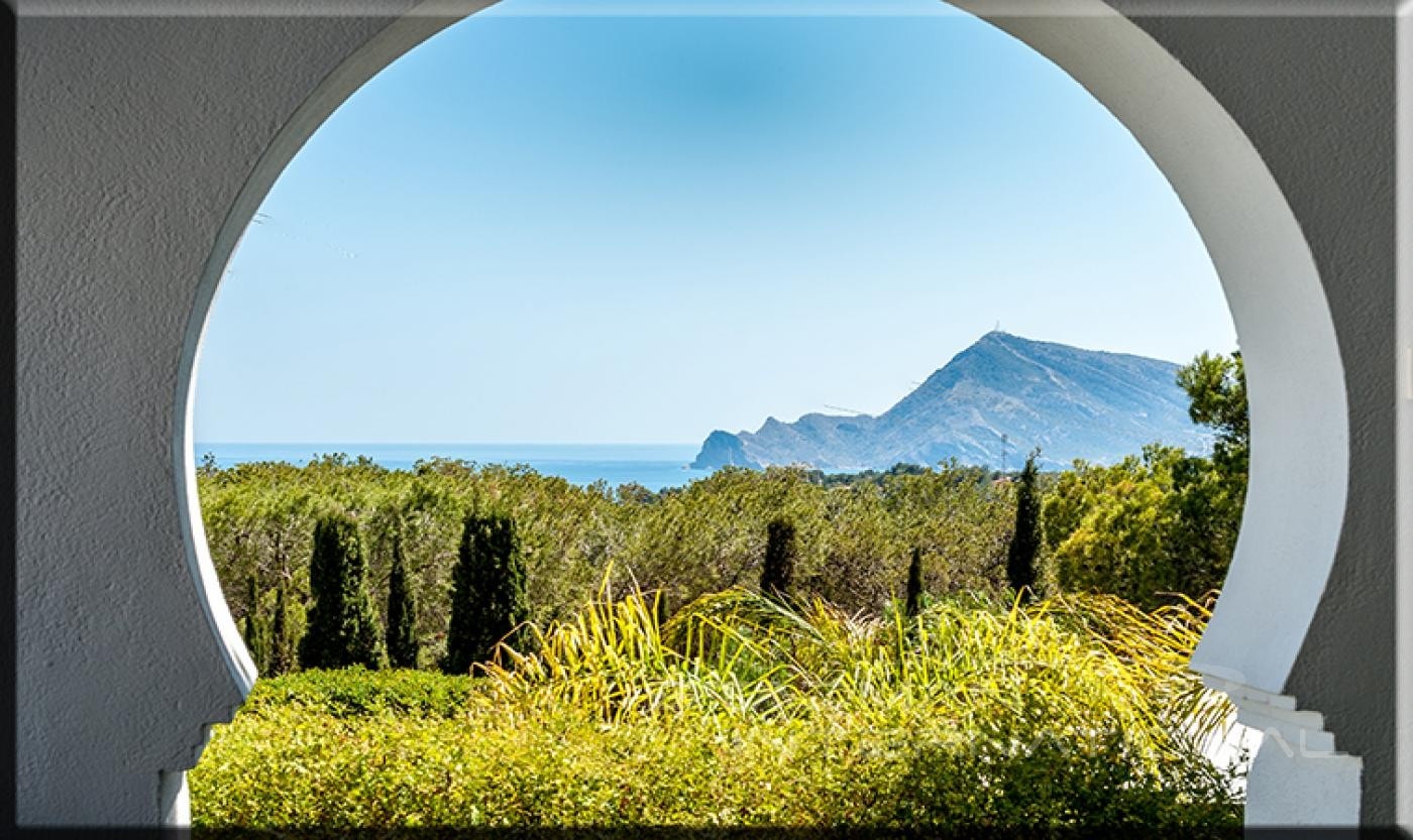 Utsikt mot Albir Galleribilde