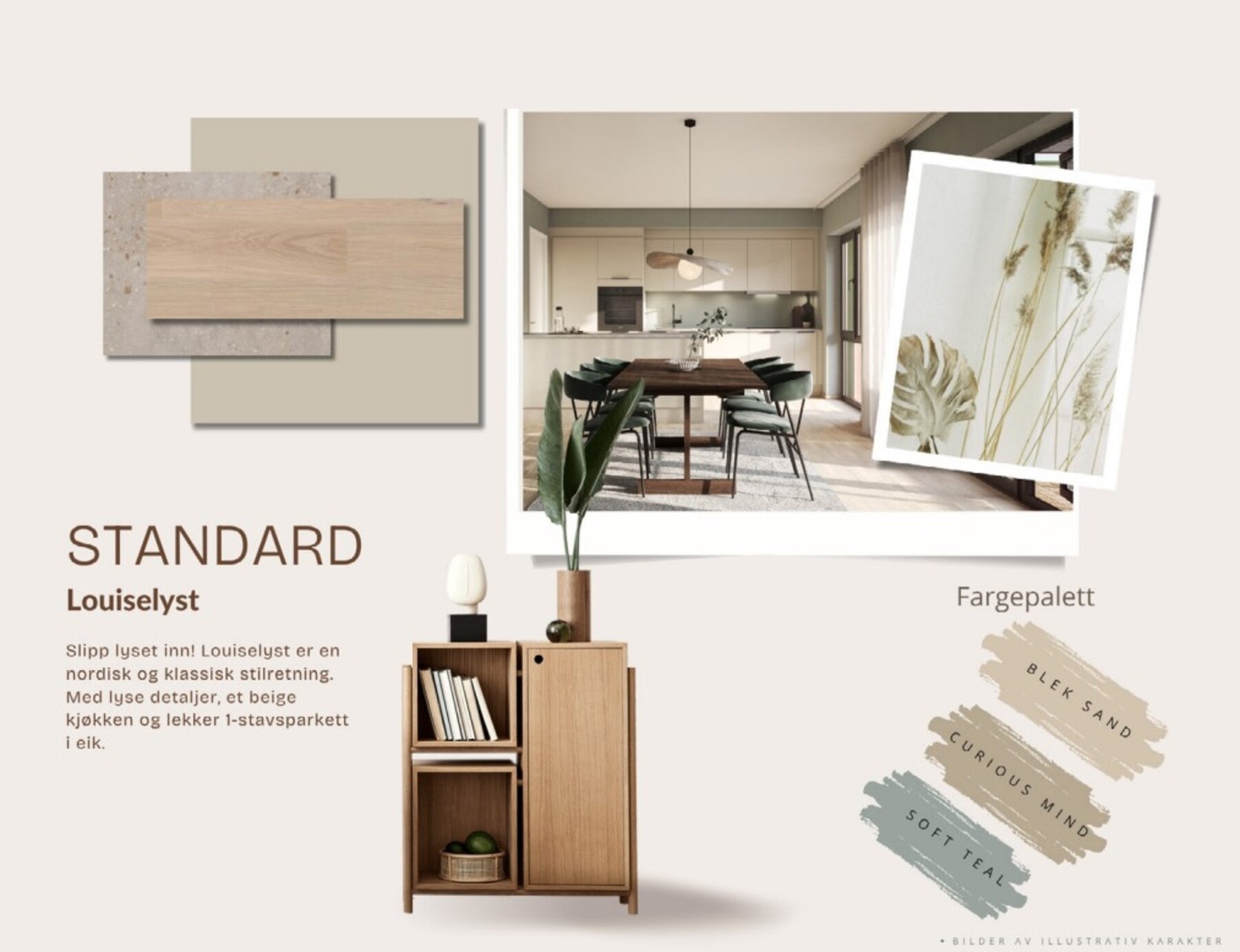 Standard fargepalett for prosjektet - velg alternativer via tilvalg Galleribilde