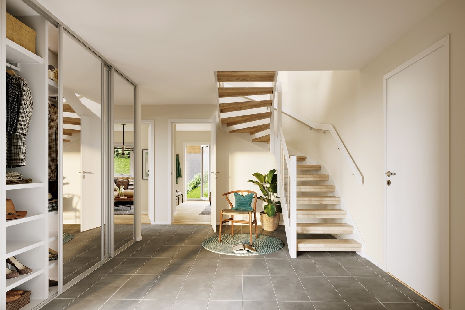 Romslig entre hvor det er hyggelig og ta imot gjester. Galleribilde