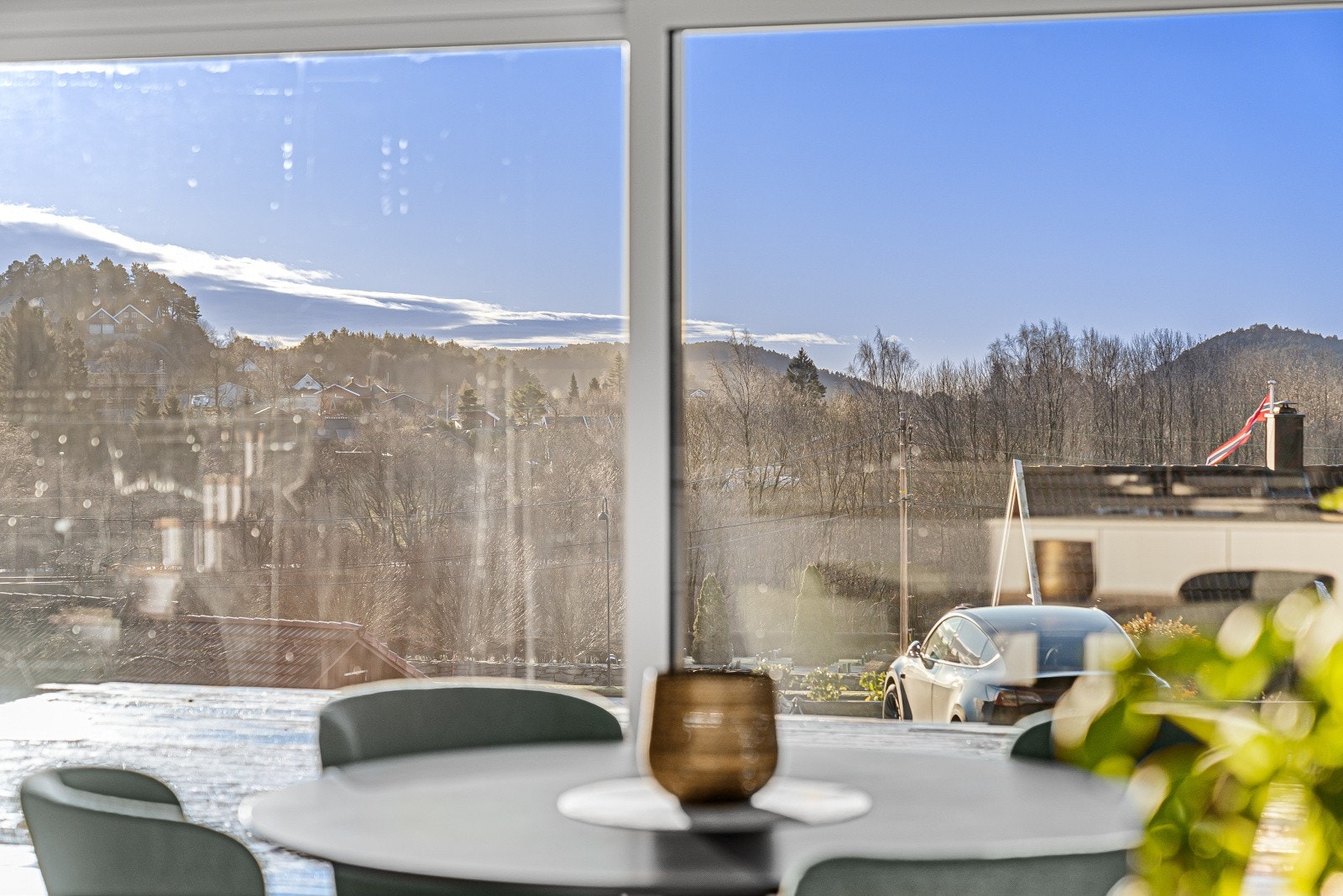 Fra stuen har en flott utsikt Galleribilde
