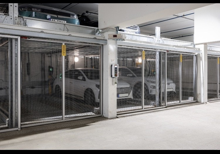 Lukket garasjeplass Galleribilde