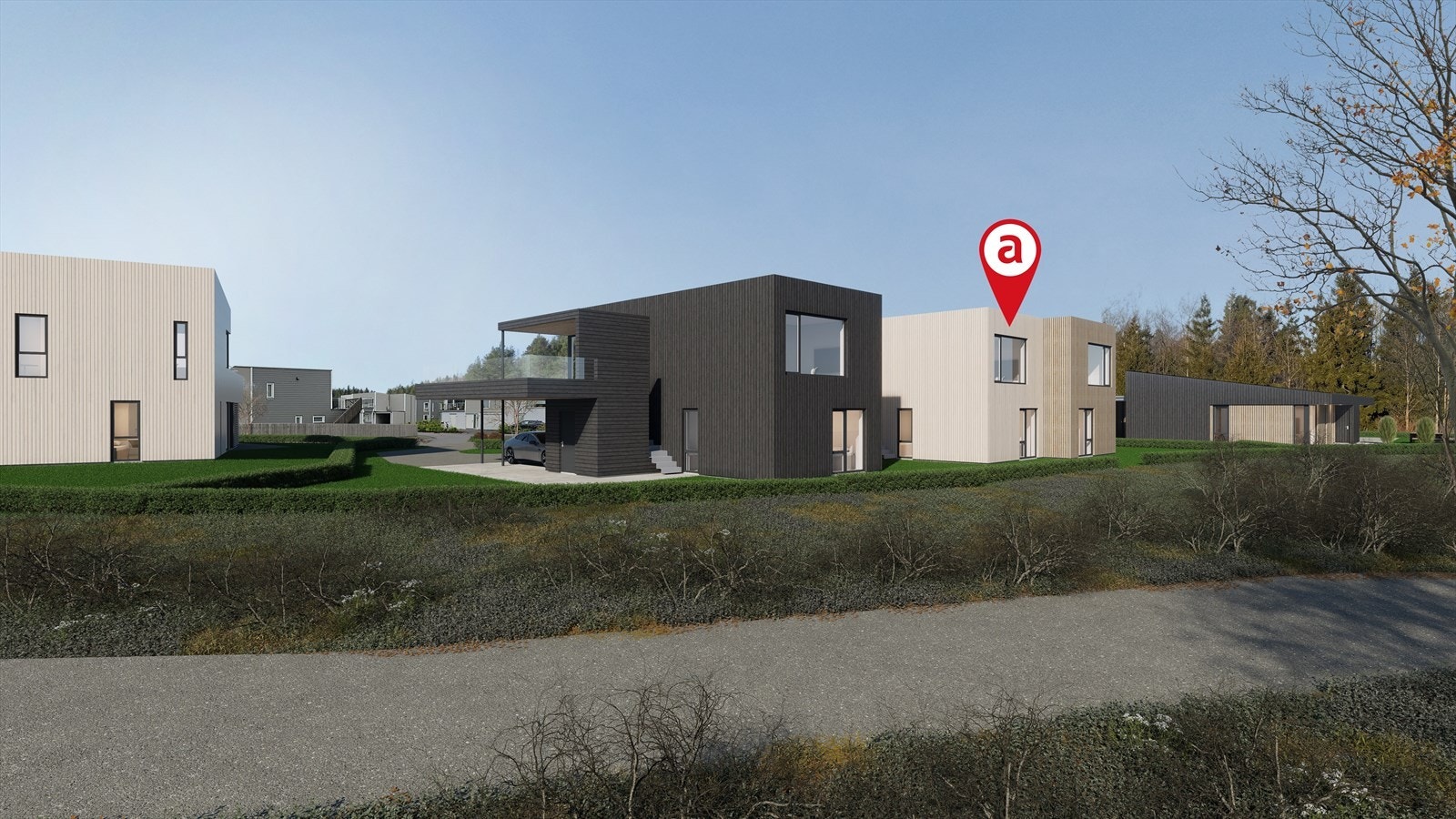 Fasade mot nord Galleribilde