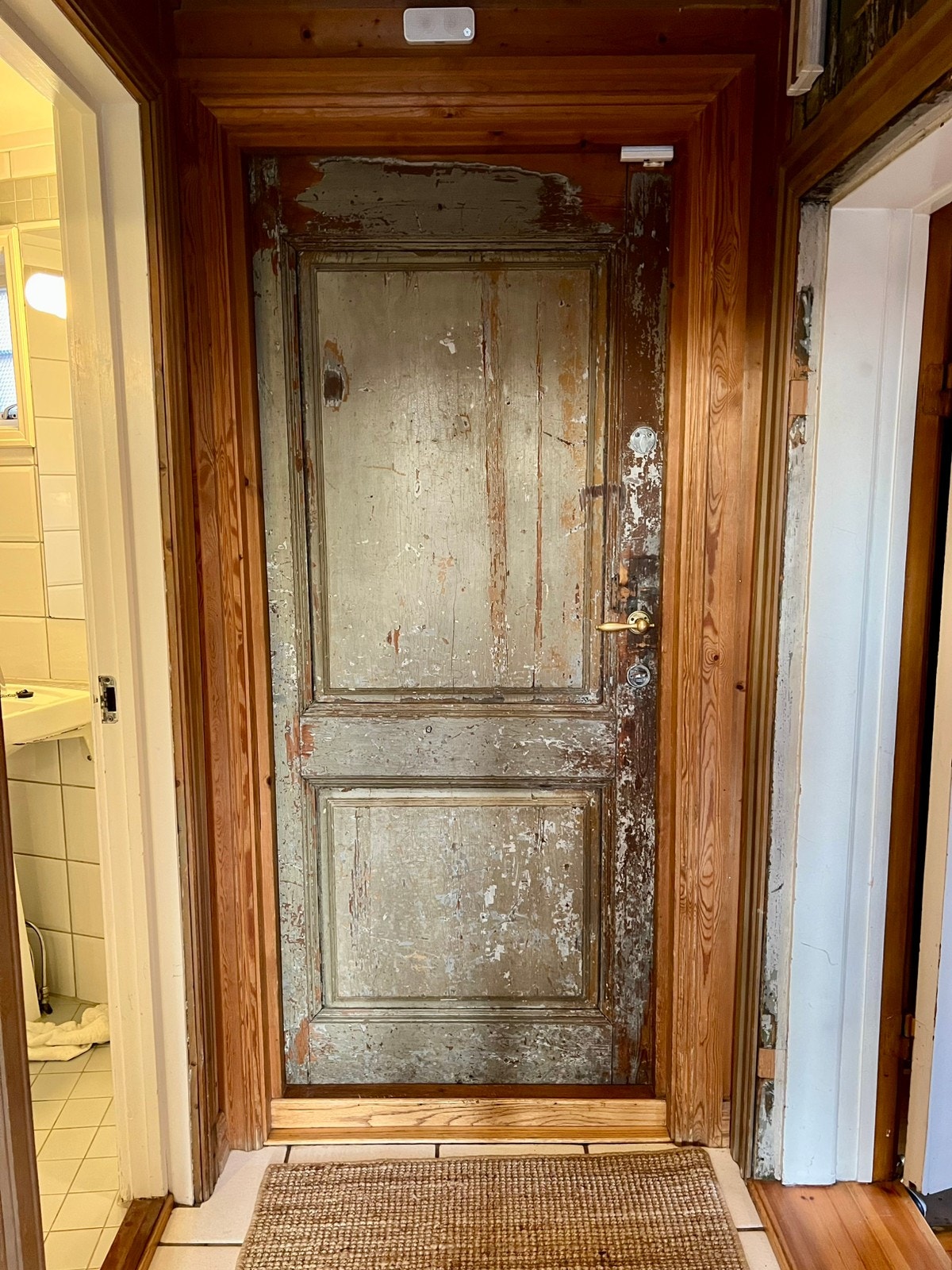 Sjarmerende inngangsdør Galleribilde