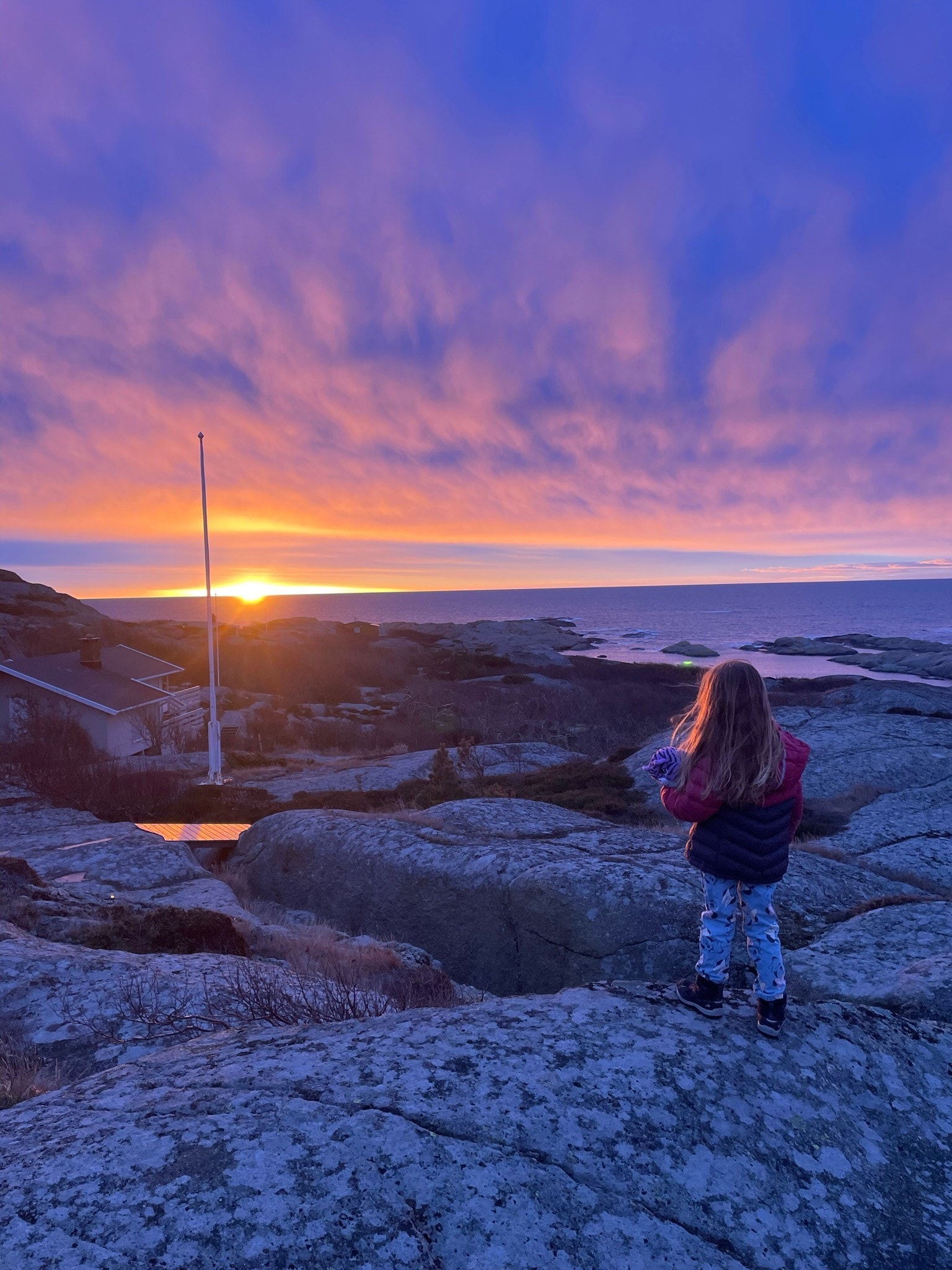 Soloppgang i desember Galleribilde