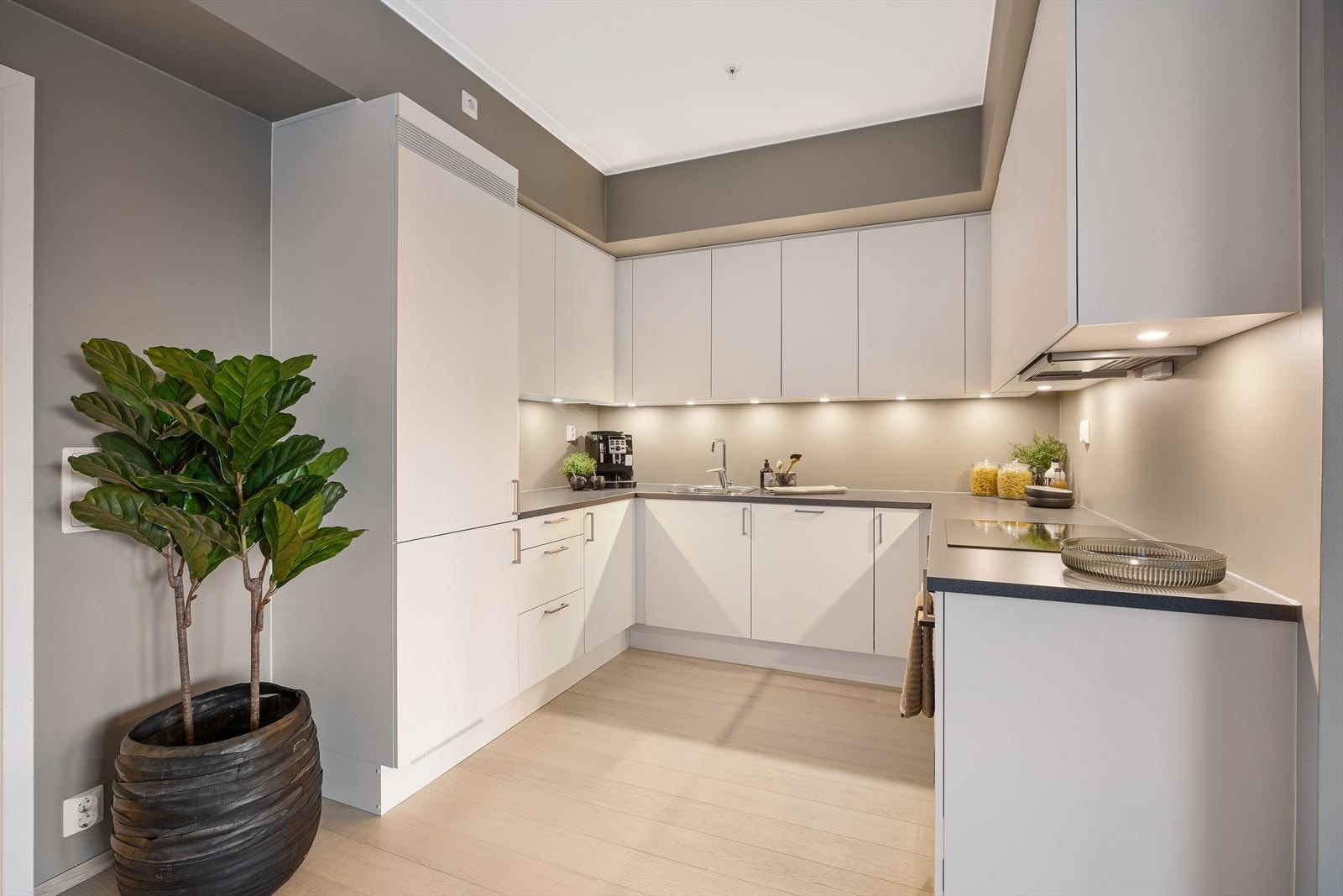 Kjøkkendelen ligger litt tilbaketrukket Galleribilde