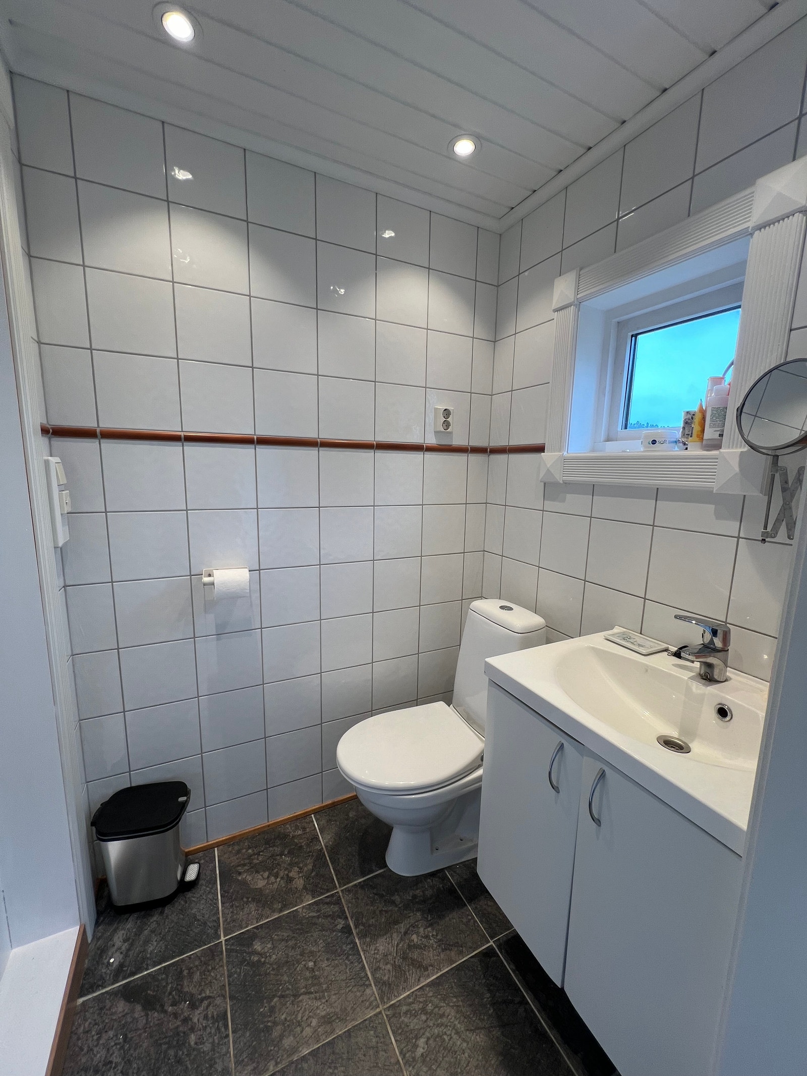 Toalett oppe. Galleribilde