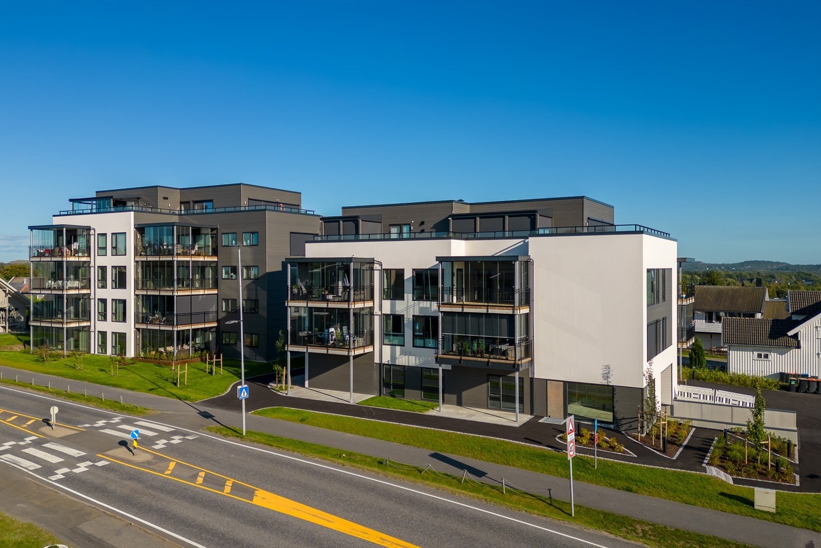 Fasade mot vest Galleribilde