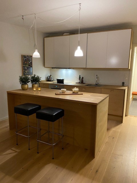 Kjøkken med øy Galleribilde