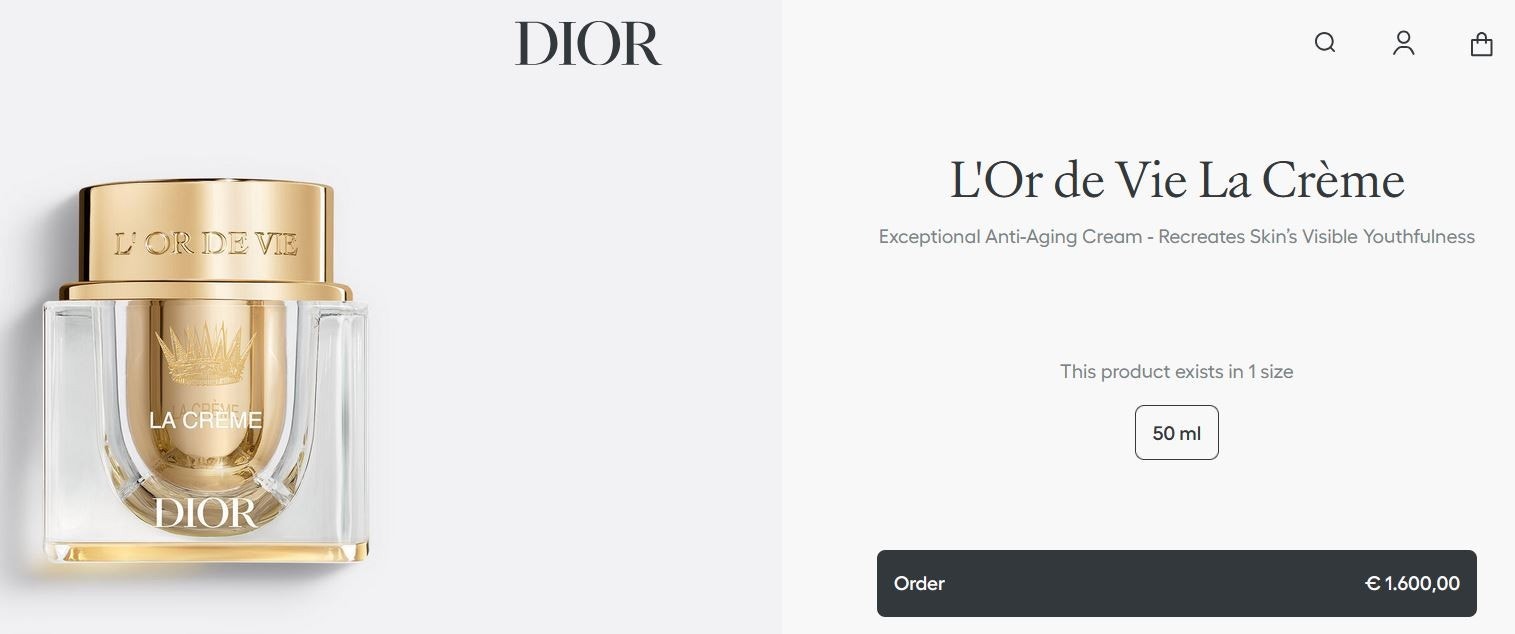 Dior L'Or de Vie La Crème & L'Or de Vie La Crème Riche 5 ml hver