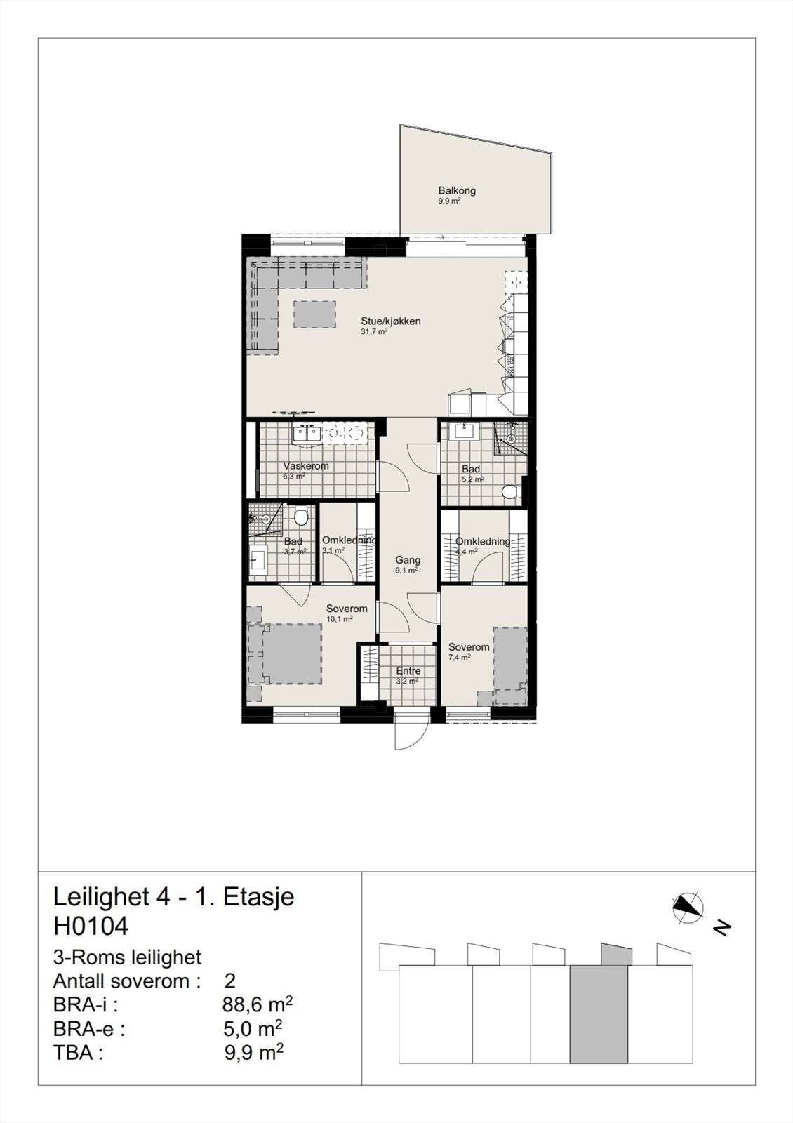 Plantegning Galleribilde