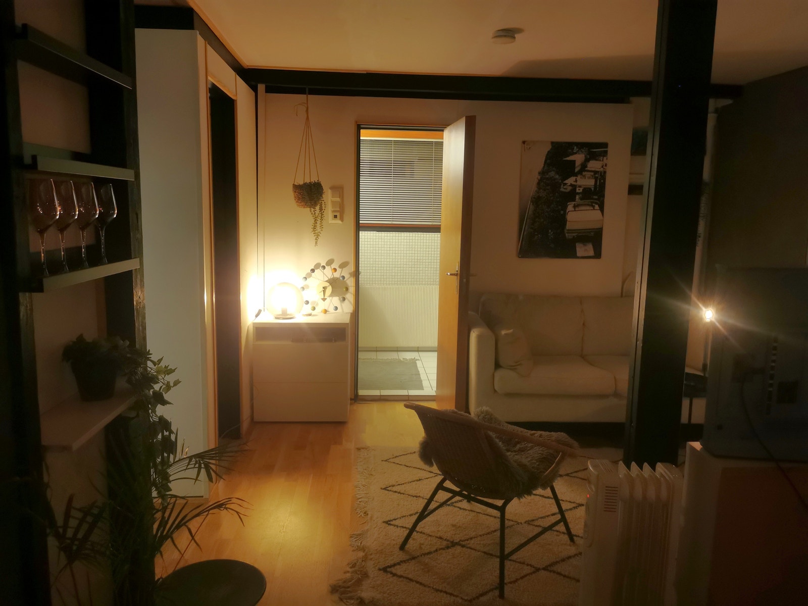 Fra stue mot badet Galleribilde